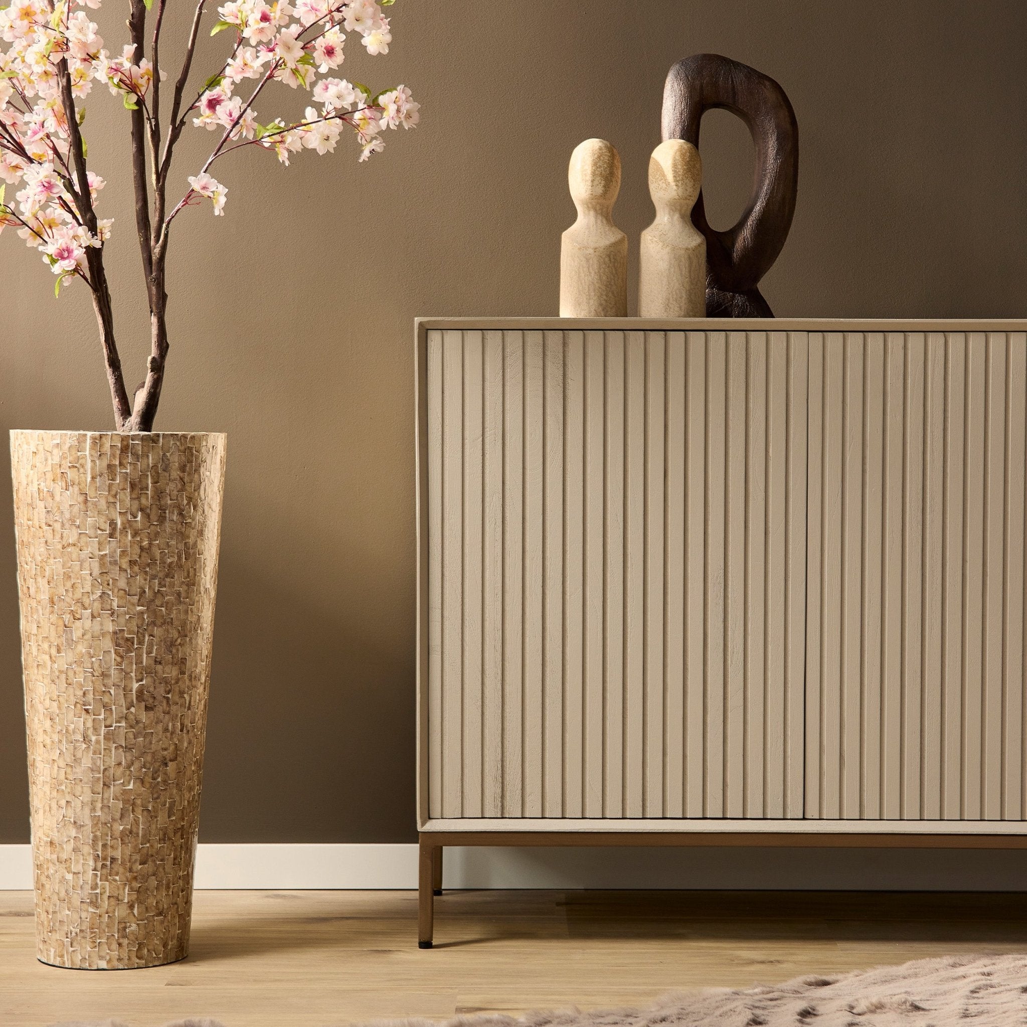 Beige Dressoir Madison Sand | 210 cm - Industrieelinhuis.nl