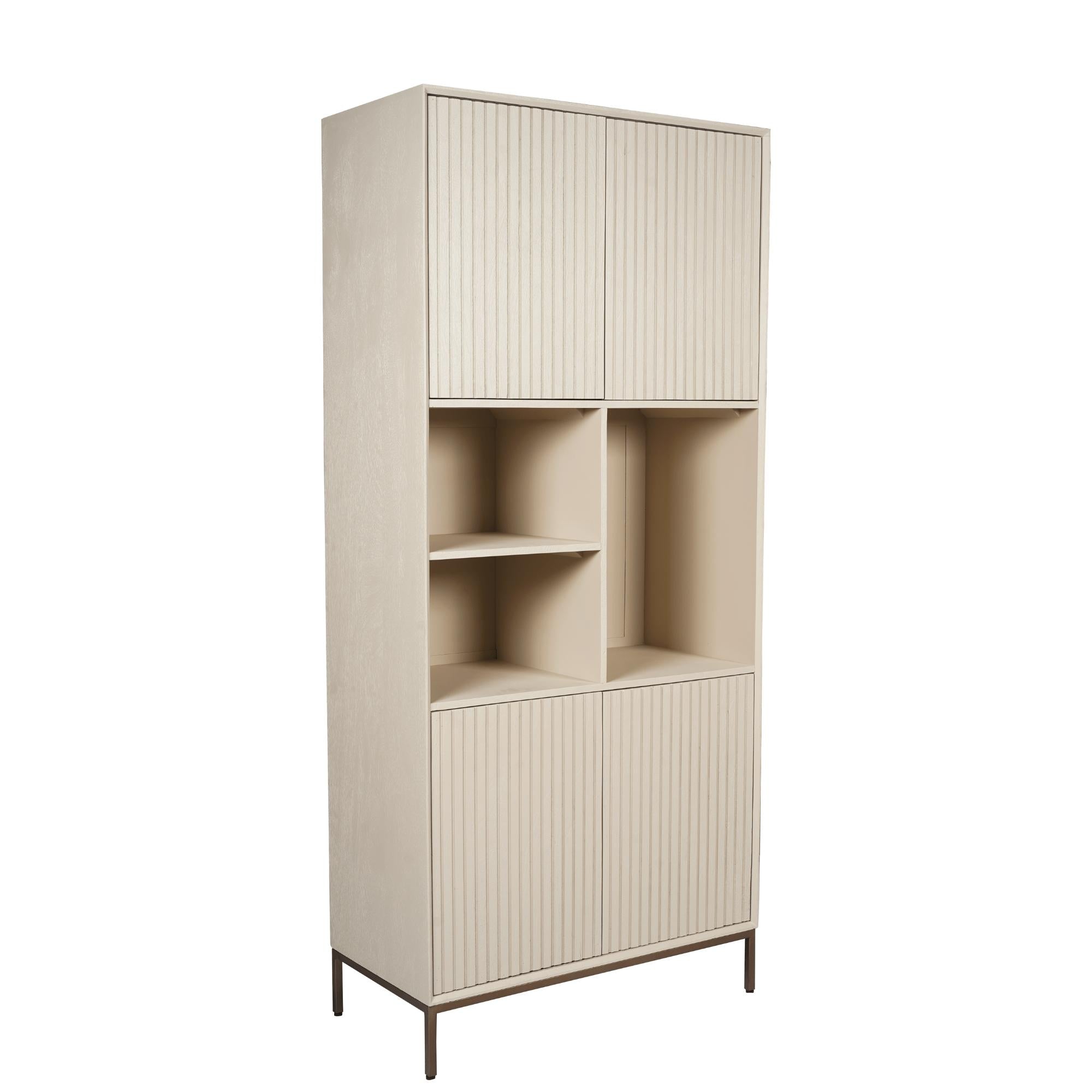 Vakkenkast Madison Sand | 90 cm - Industrieelinhuis.nl