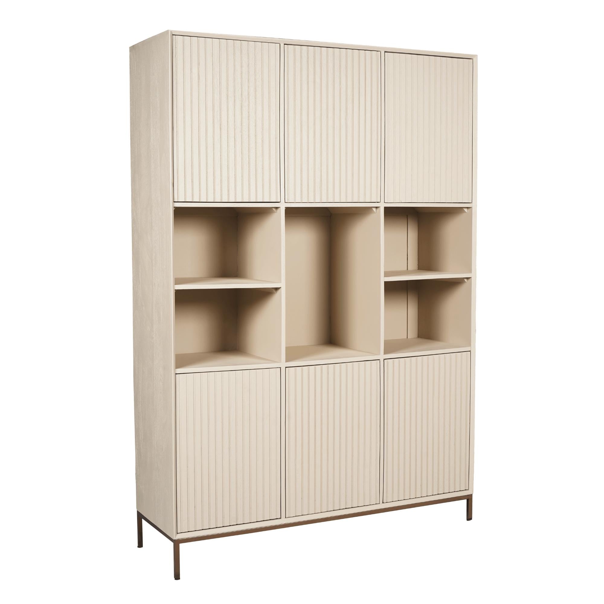 Vakkenkast Madison XL Sand | 135 cm - Industrieelinhuis.nl
