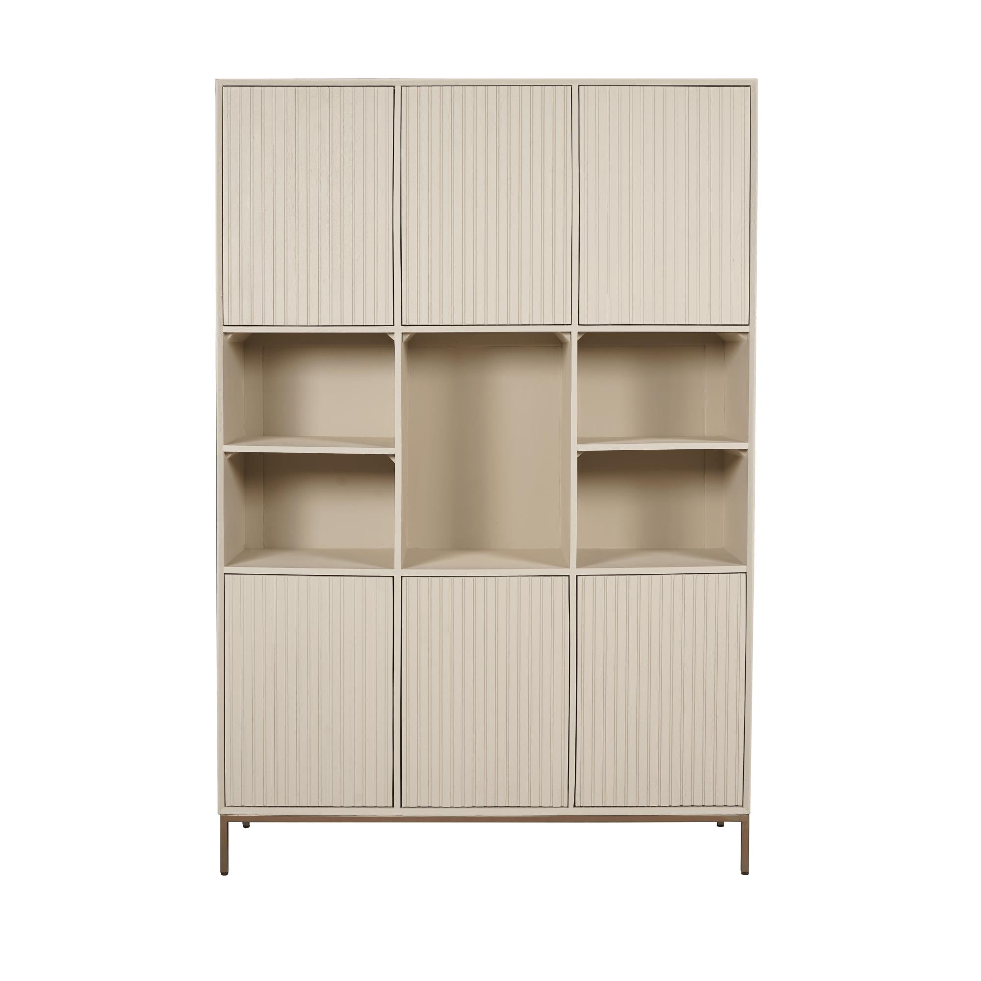 Vakkenkast Madison XL Sand | 135 cm - Industrieelinhuis.nl