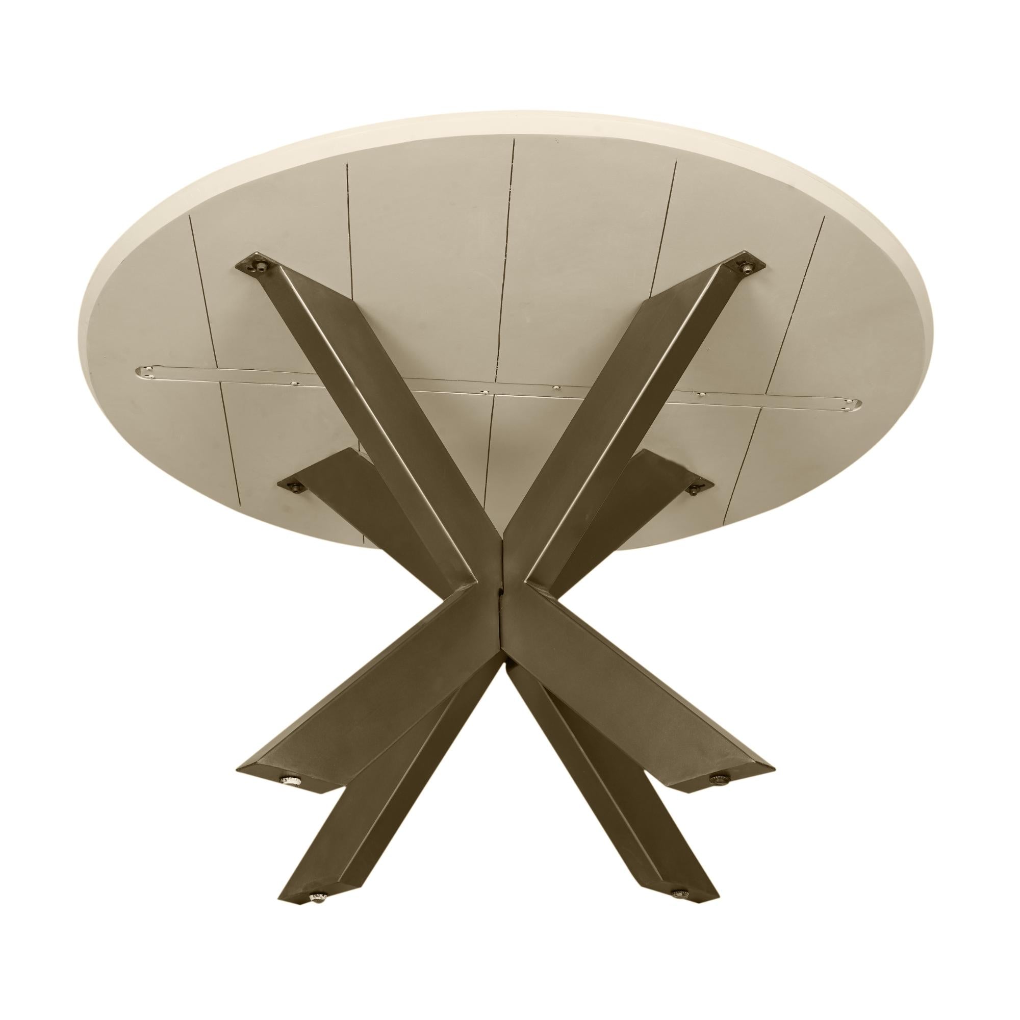 Eettafel Madison Sand 130 cm - Industrieelinhuis.nl