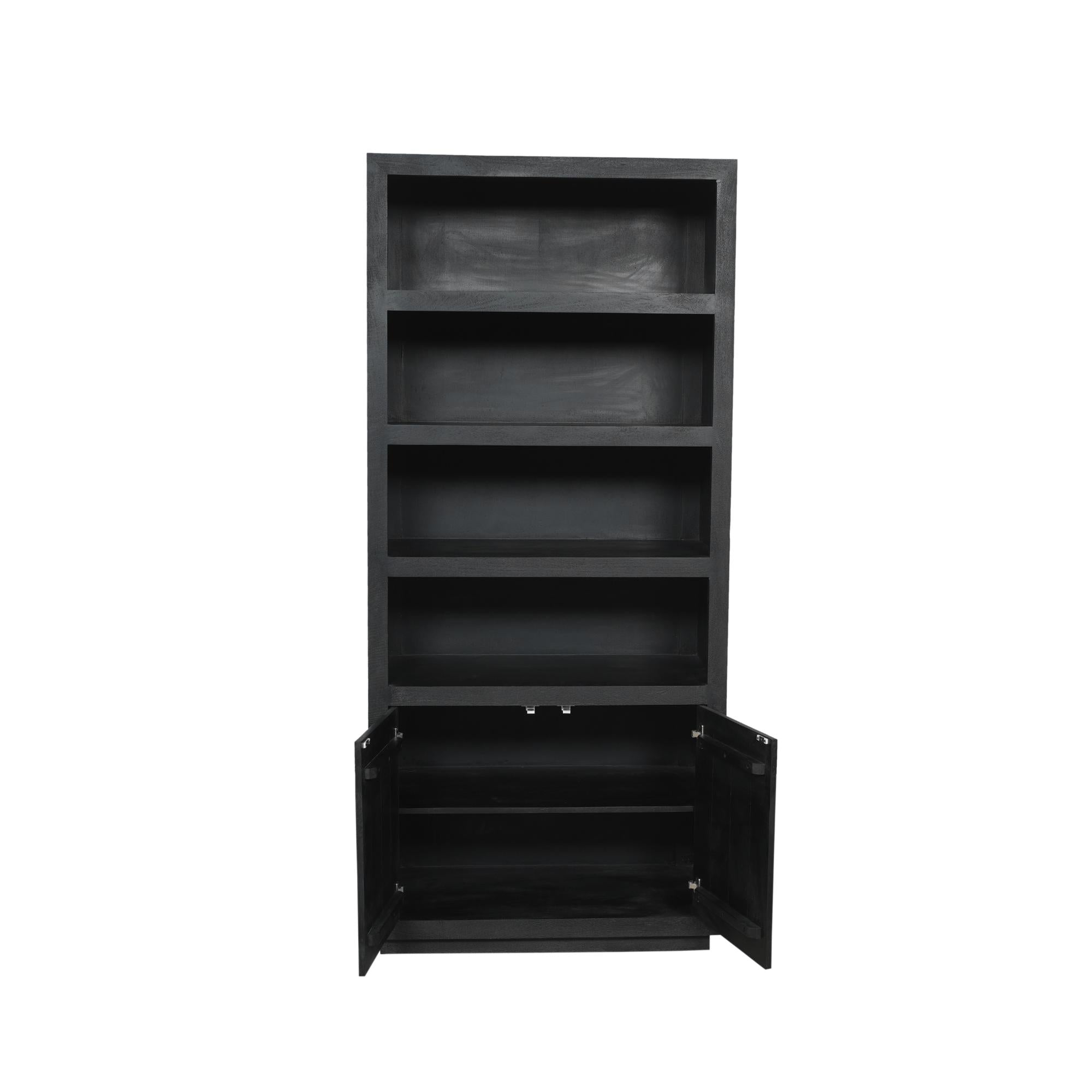 Boekenkast Eclipse Black | 90 cm - Industrieelinhuis.nl