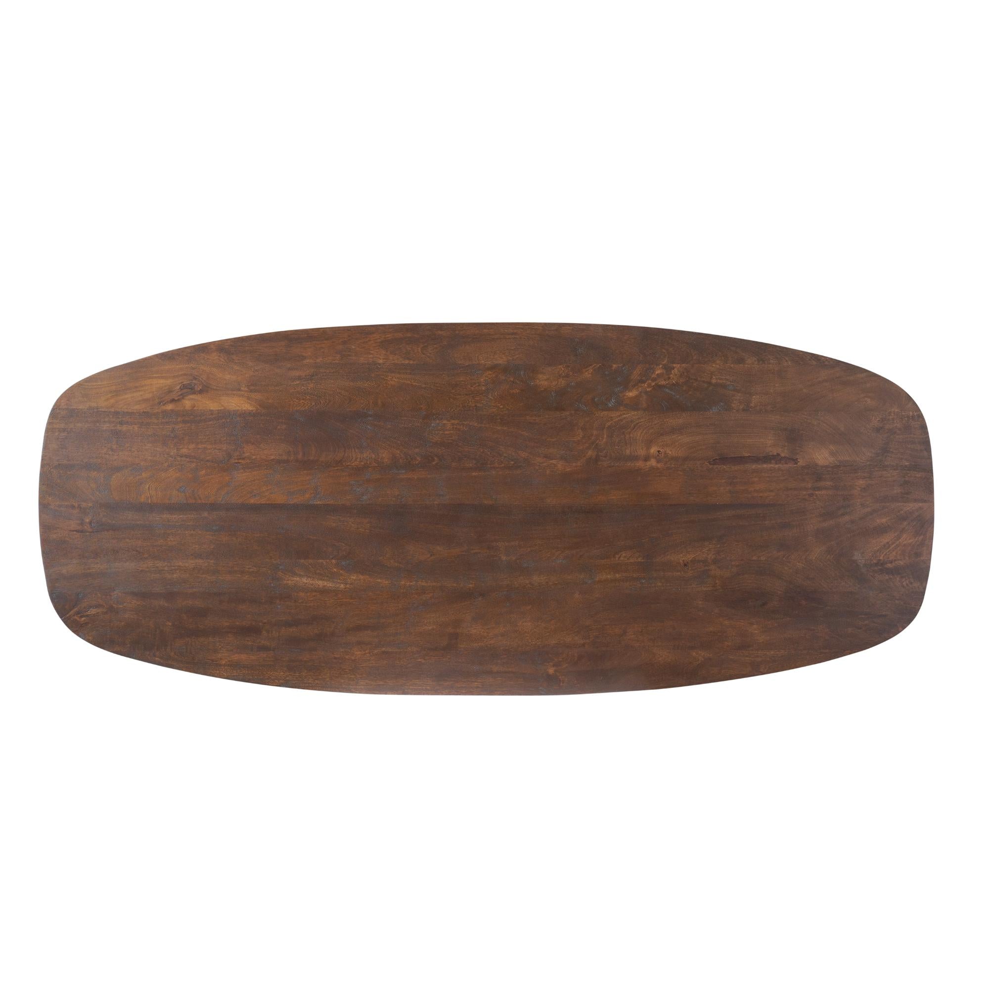 Eettafel Maré Brown | 200 cm - Industrieelinhuis.nl