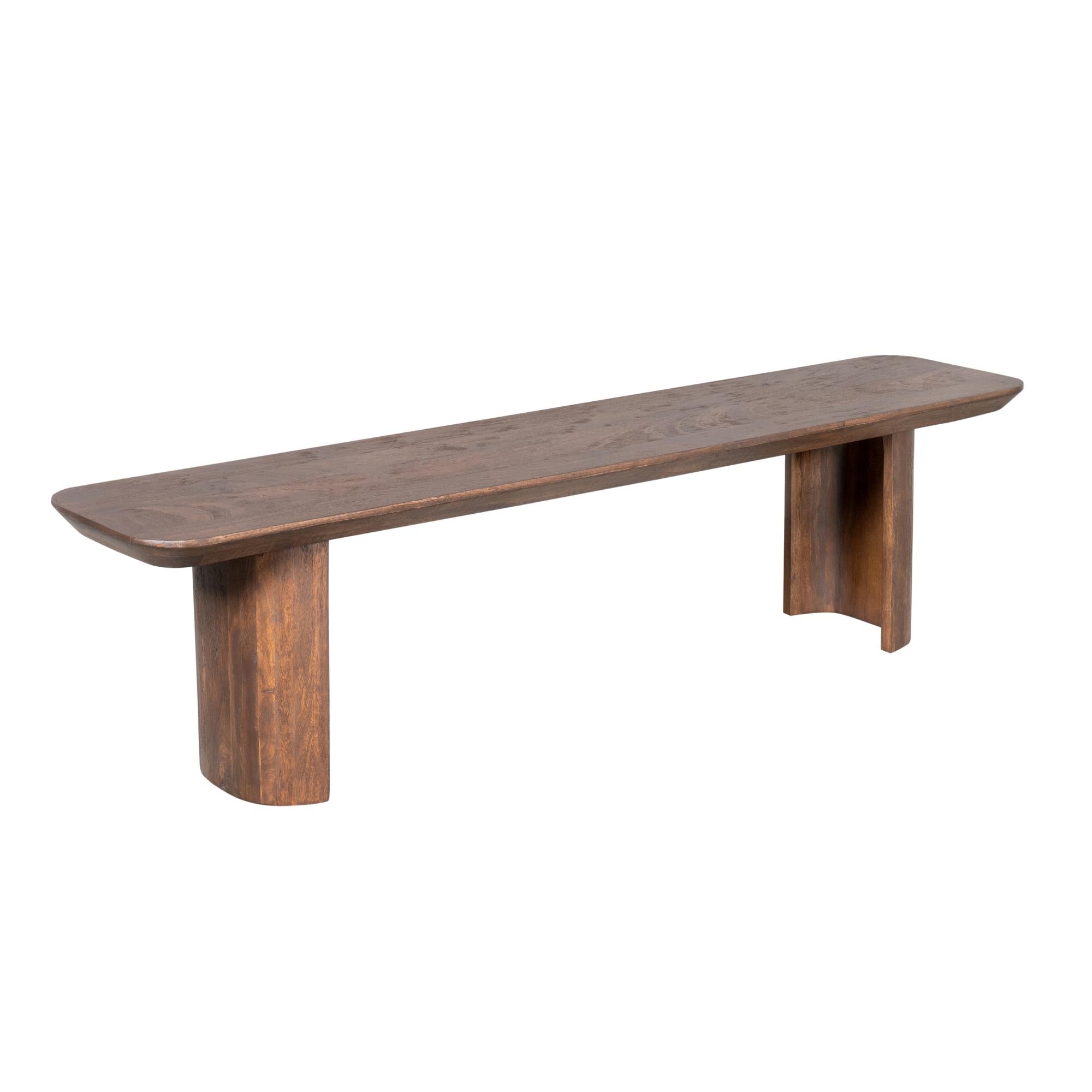 Eetkamerbank Maré Brown | 220 cm - Industrieelinhuis.nl