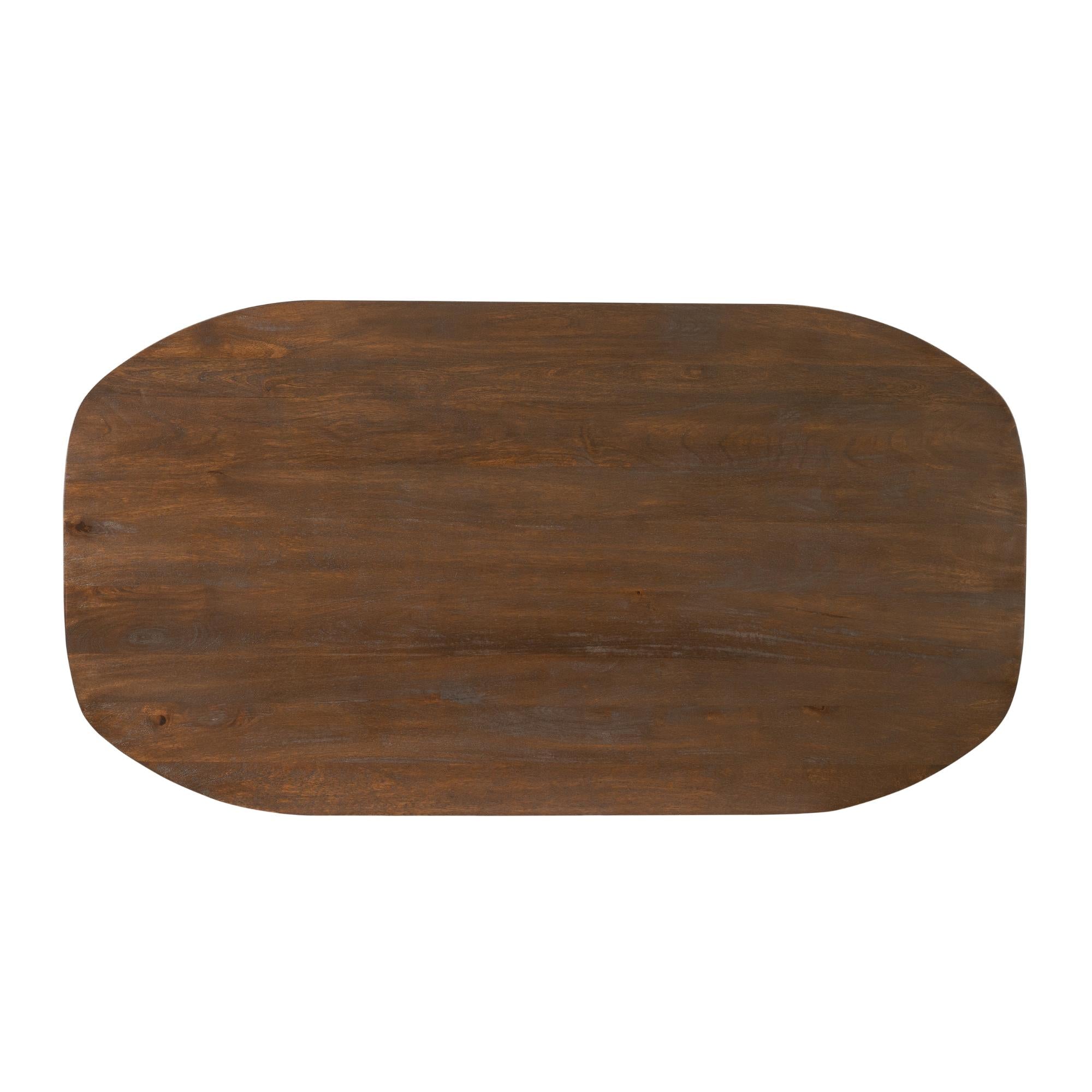 Bureau Maré Brown | 150 cm - Industrieelinhuis.nl