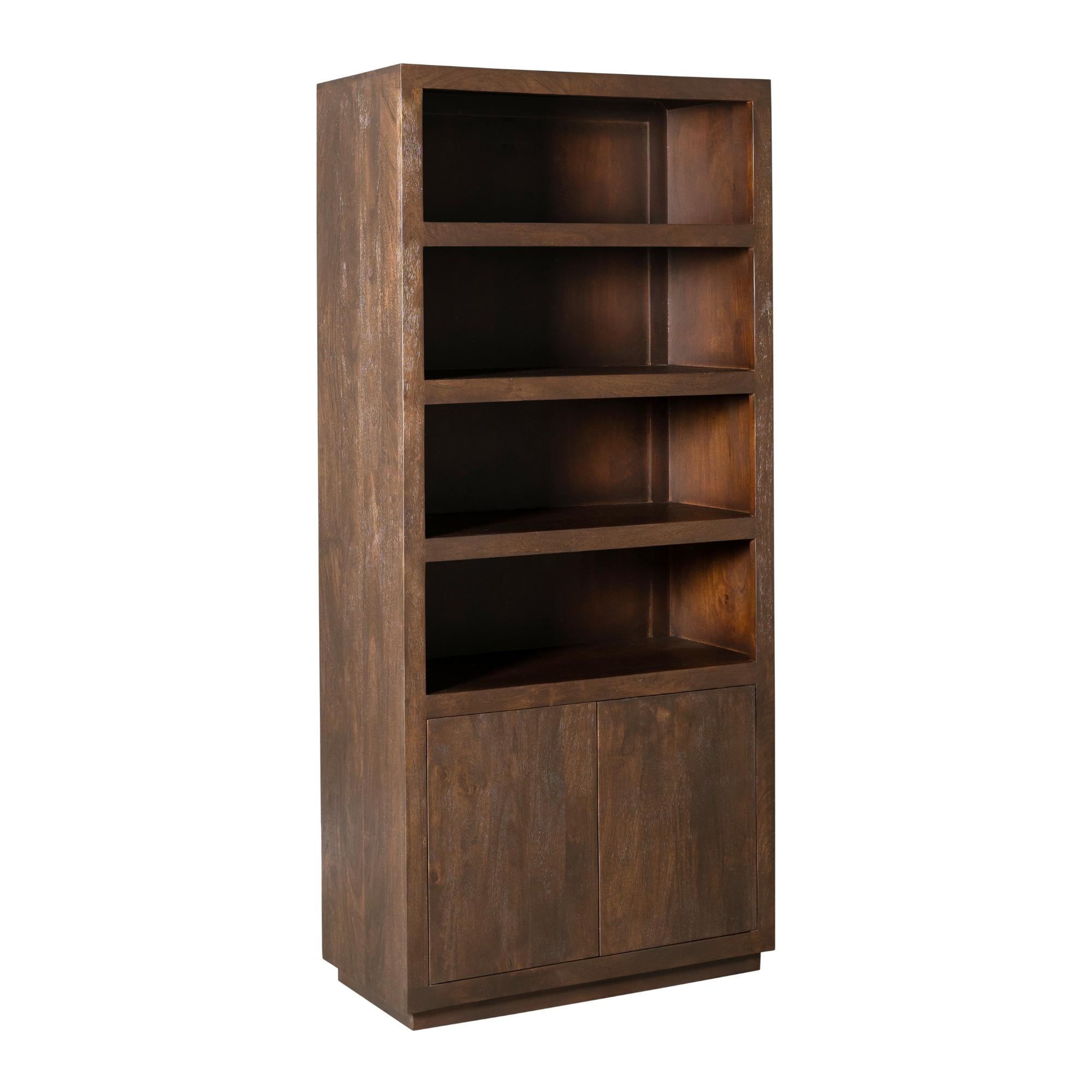 Boekenkast Brussel Brown | 90 cm - Industrieelinhuis.nl