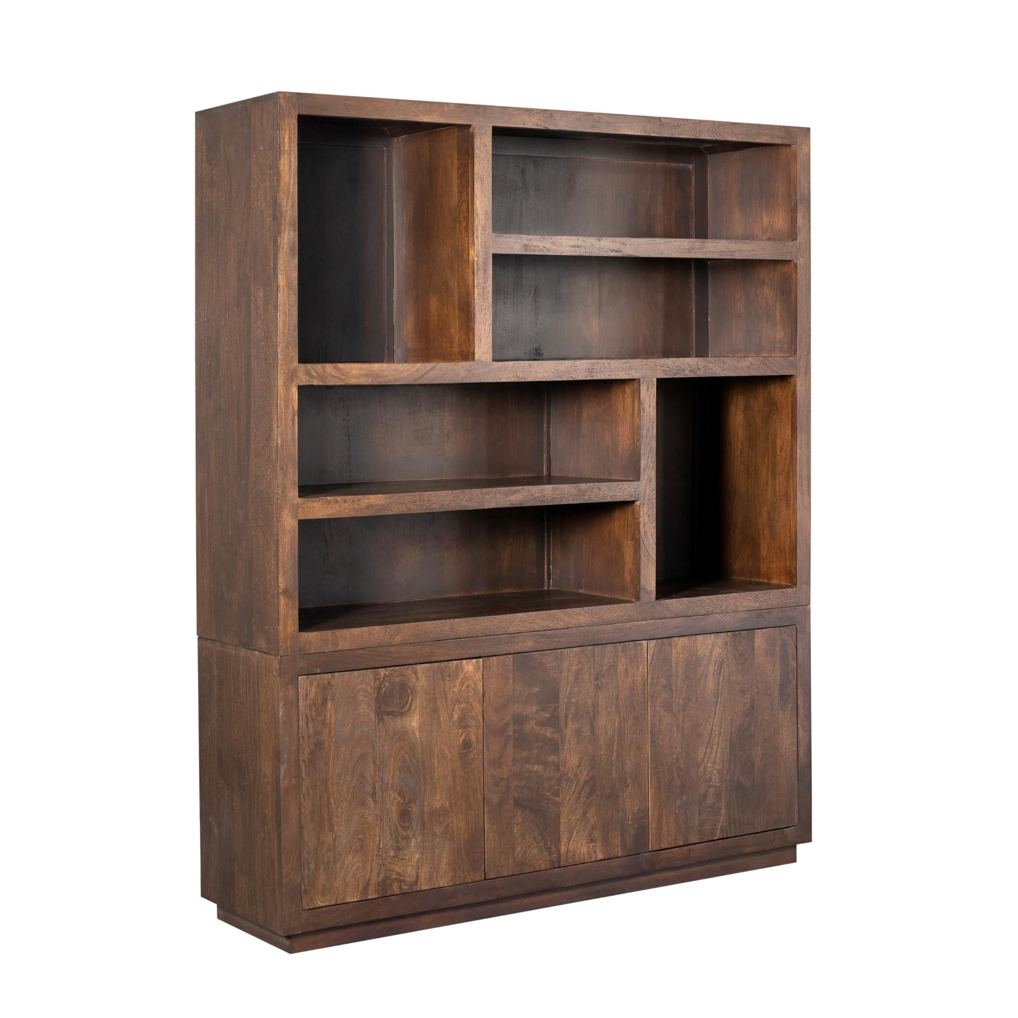 Vakkenkast Brussel Brown XL | 160 cm - Industrieelinhuis.nl