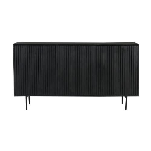 Dressoir Madison Zwart 165 cm - Industrieelinhuis.nl