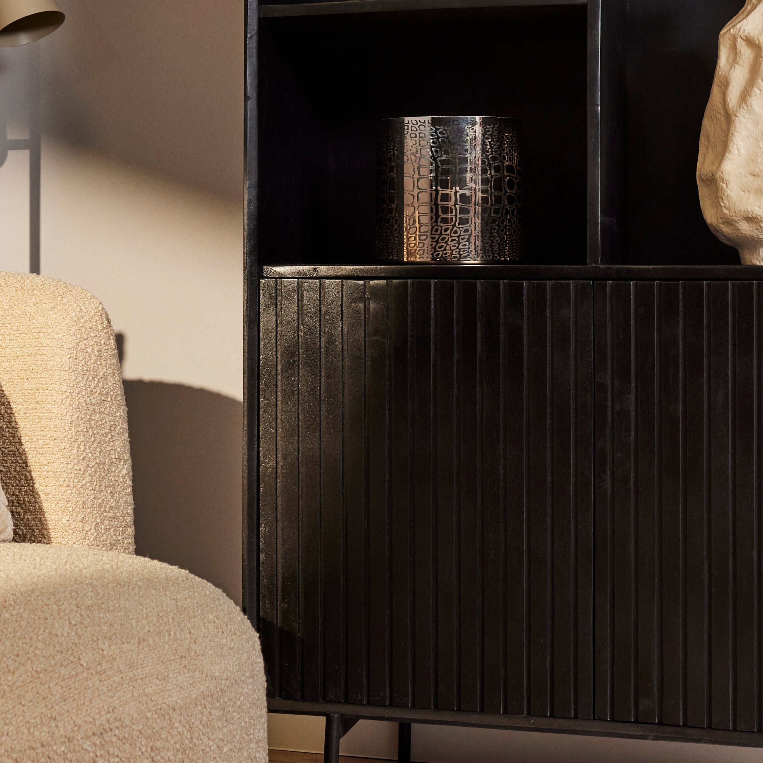 Vakkenkast Madison | 90 cm - Industrieelinhuis.nl