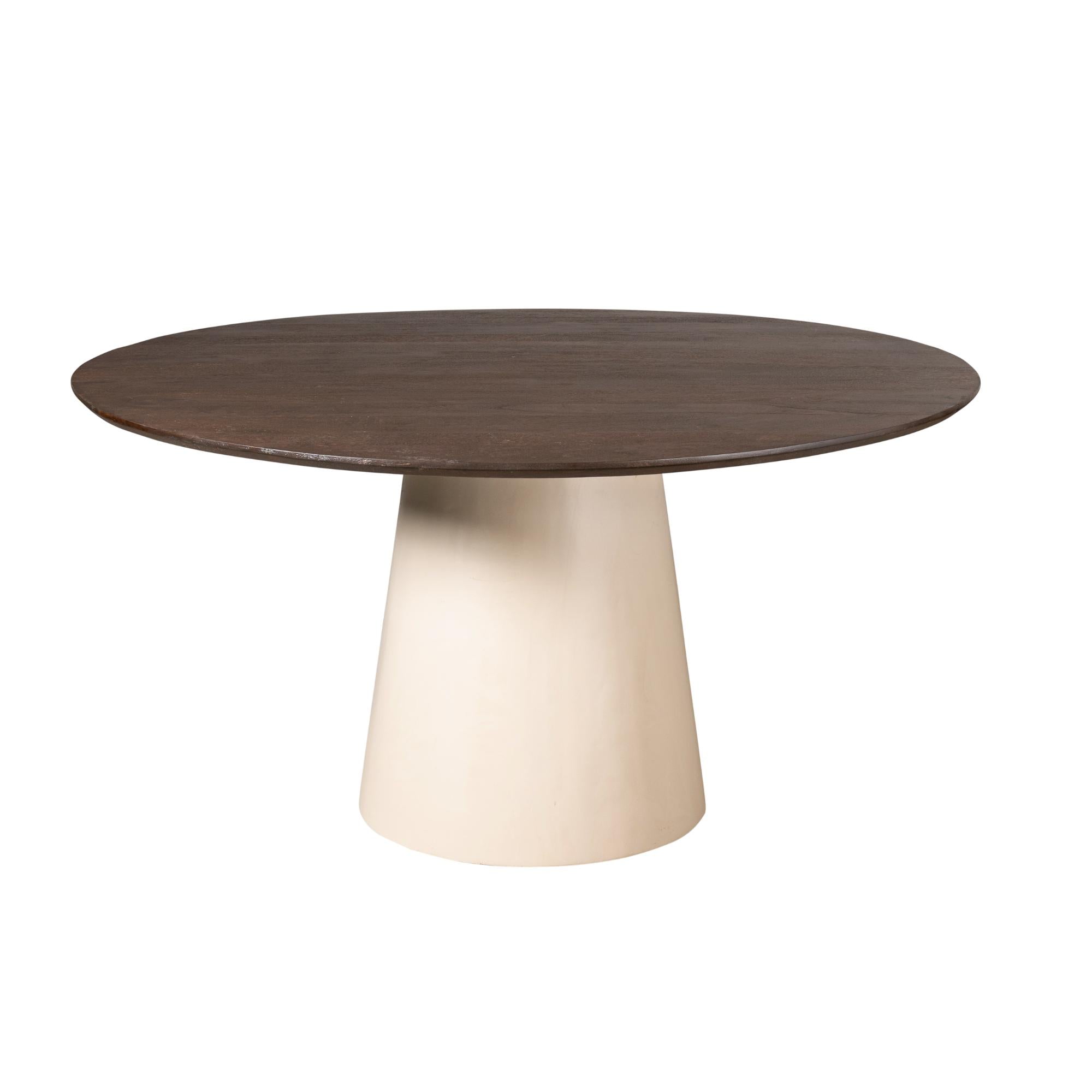 Eettafel Madison Brown | 130 cm - Industrieelinhuis.nl