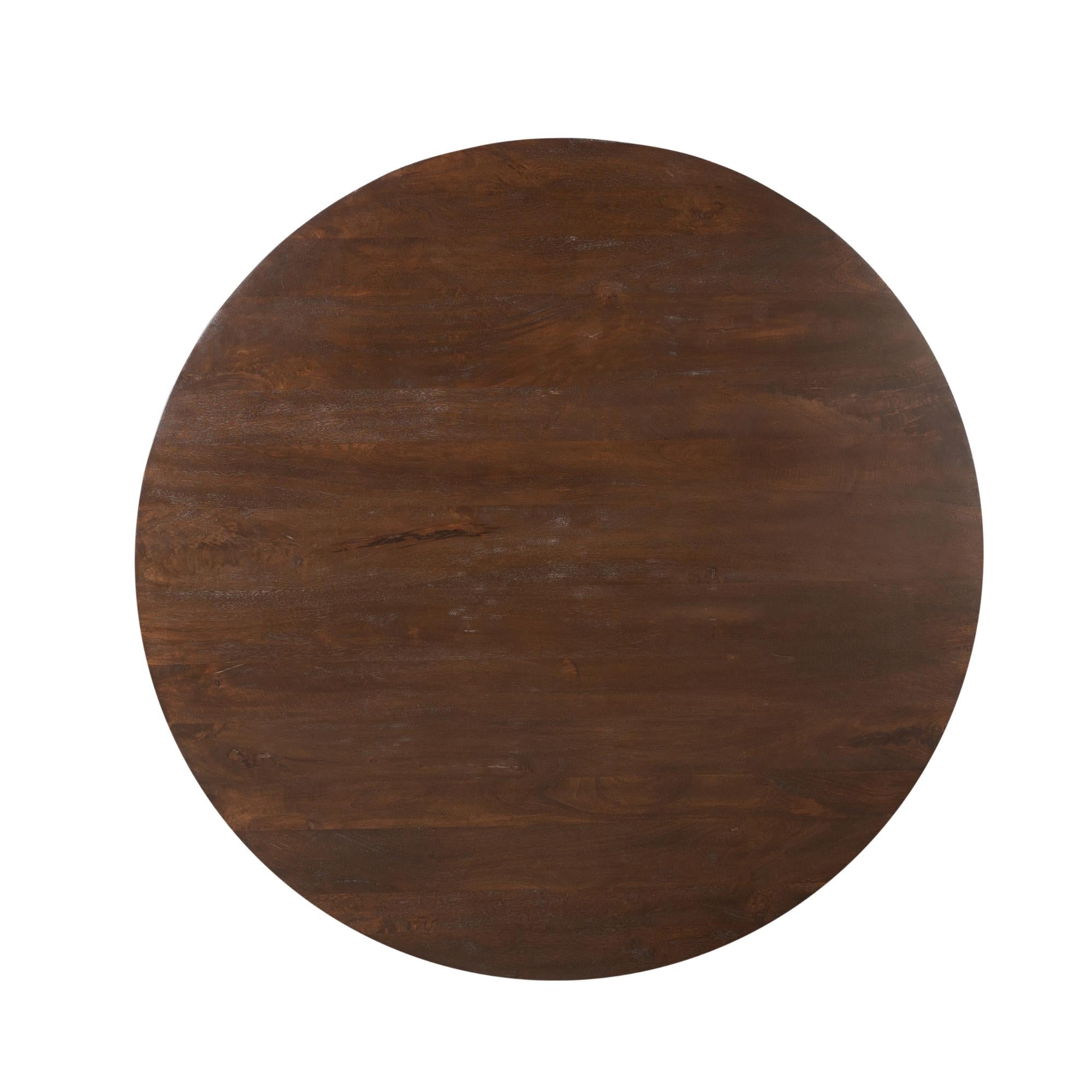 Eettafel Madison Brown | 130 cm - Industrieelinhuis.nl