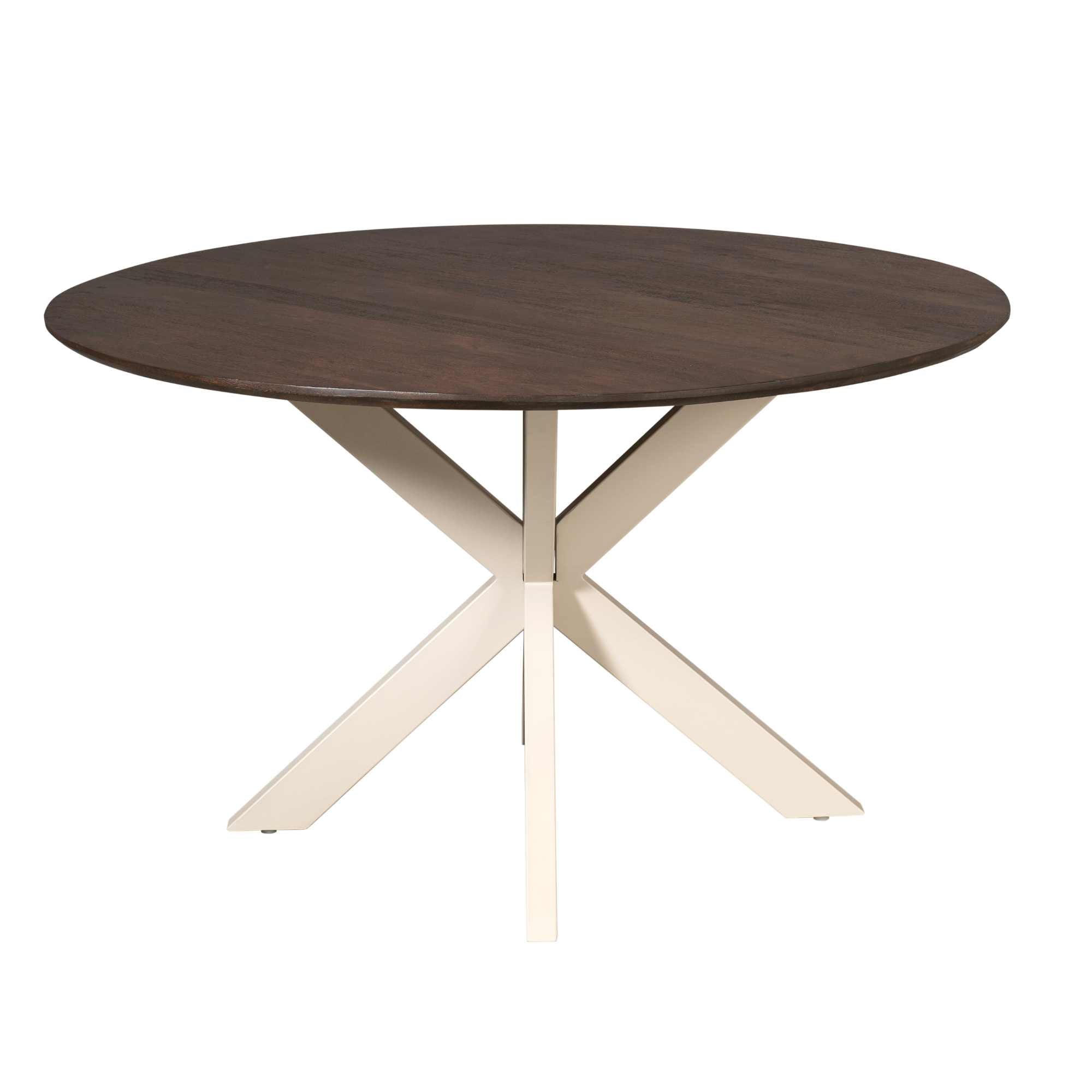 Eettafel Madison Brown | 150 cm | Poot Sand - Industrieelinhuis.nl