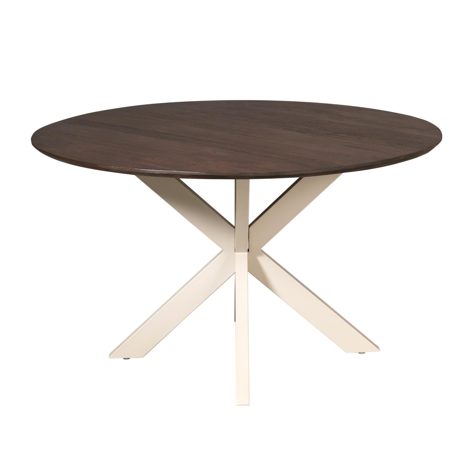 Eettafel Madison Brown | 150 cm | Poot Sand - Industrieelinhuis.nl