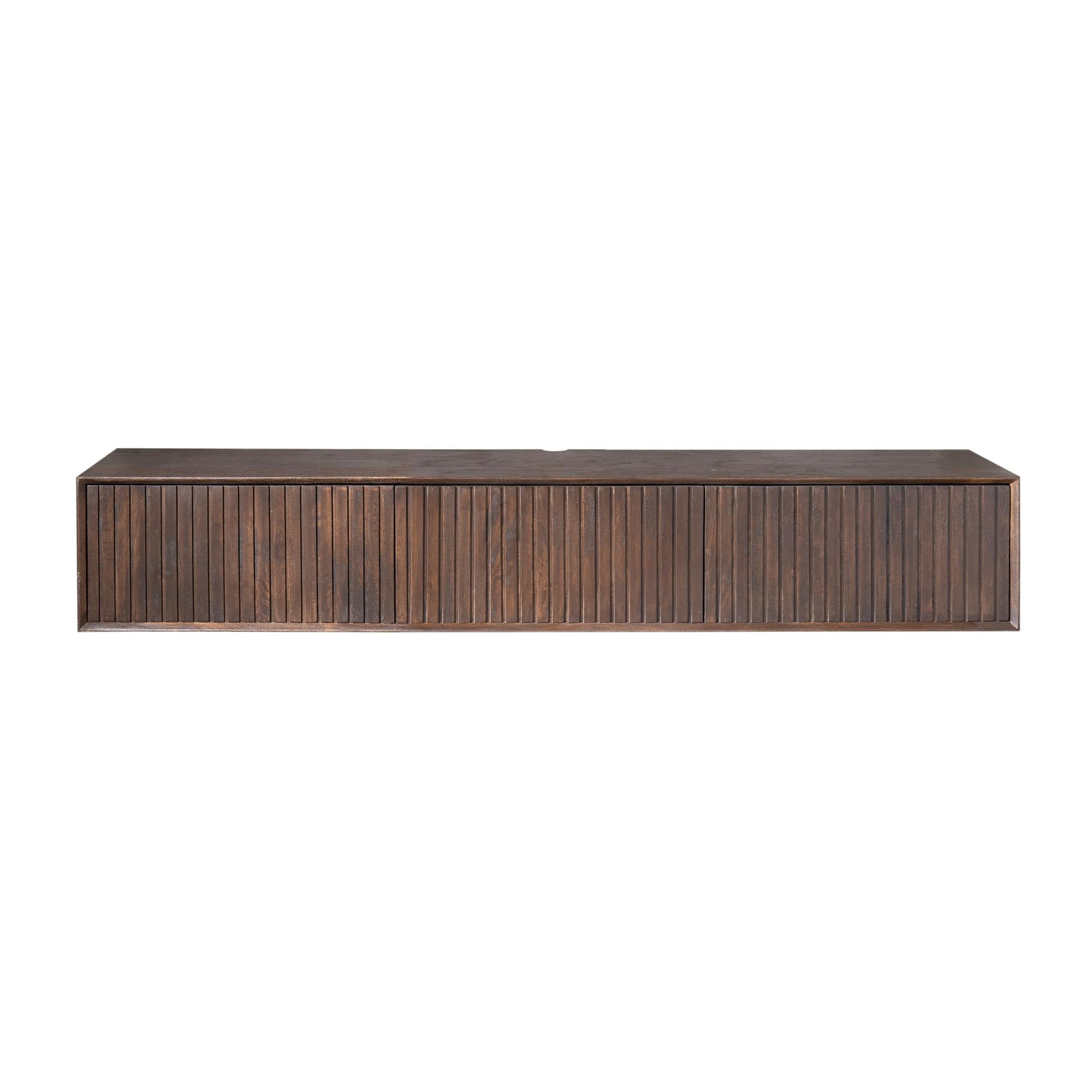 Zwevend tv meubel Madison Brown | 160 cm - Industrieelinhuis.nl