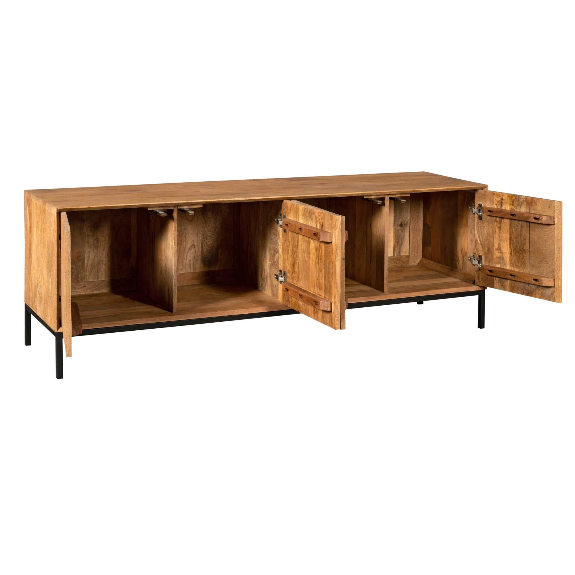 Tv meubel Madison Natural 165 cm - Industrieelinhuis.nl