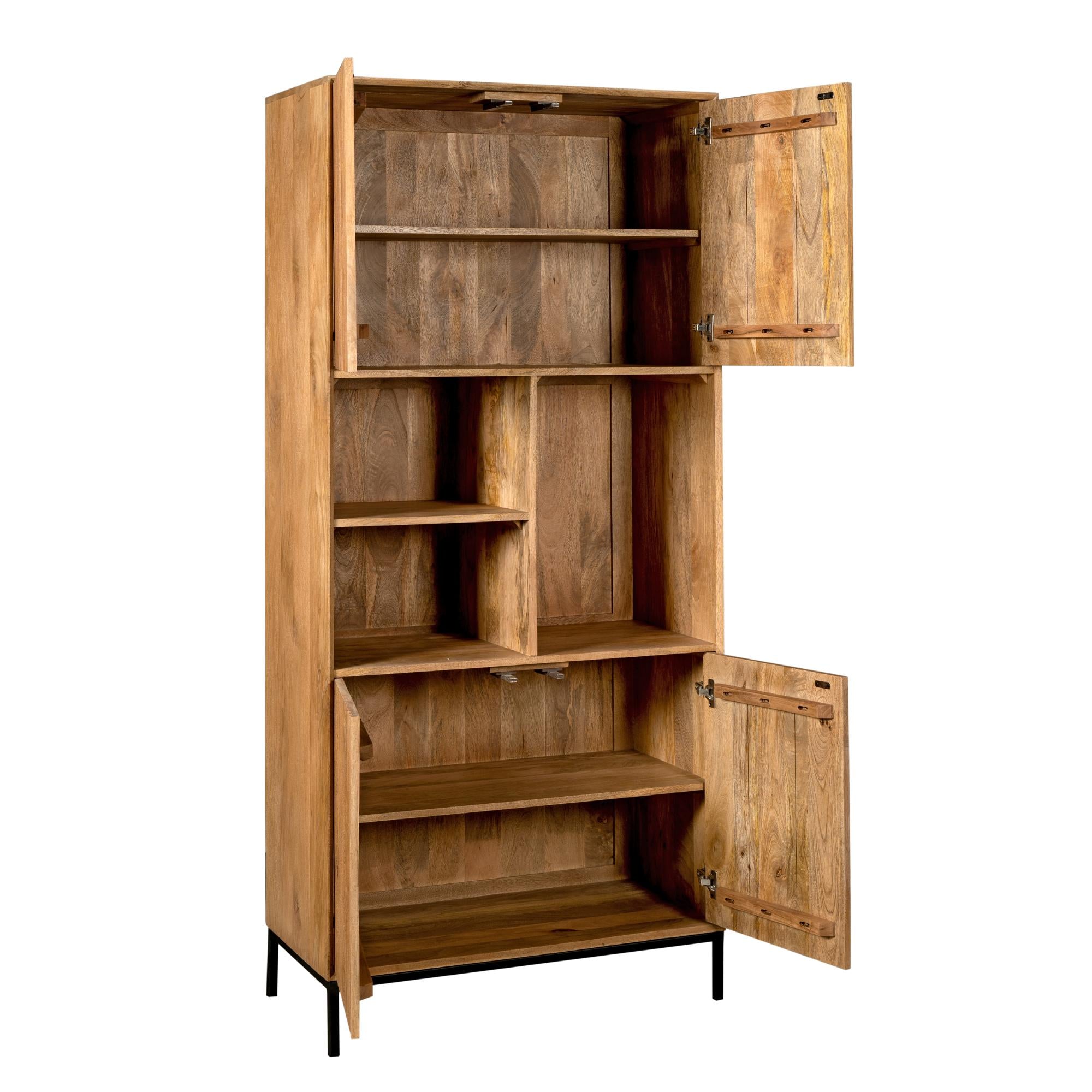 Vakkenkast Madison Natural 90 cm