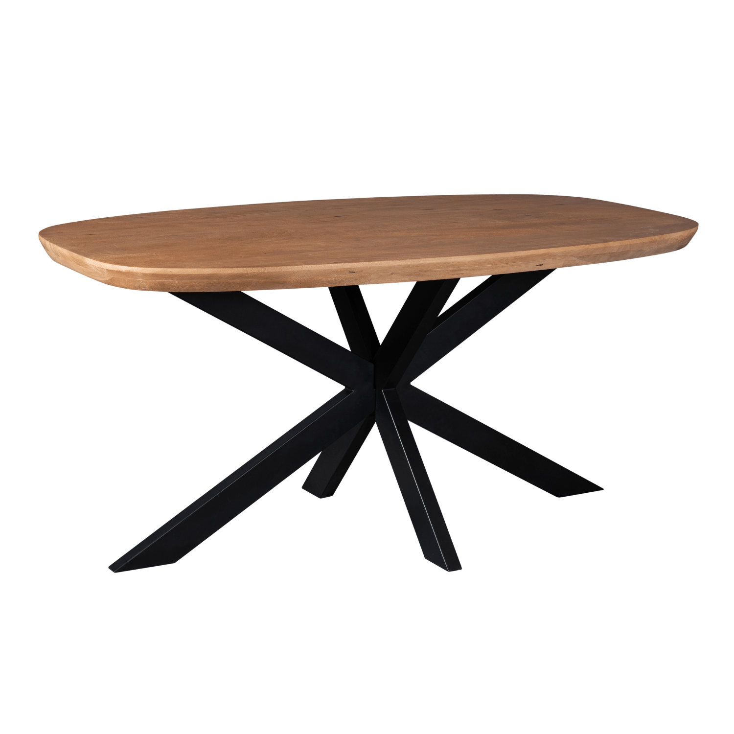 Eettafel Madison Naturel | 160 cm | Deens ovaal - Industrieelinhuis.nl