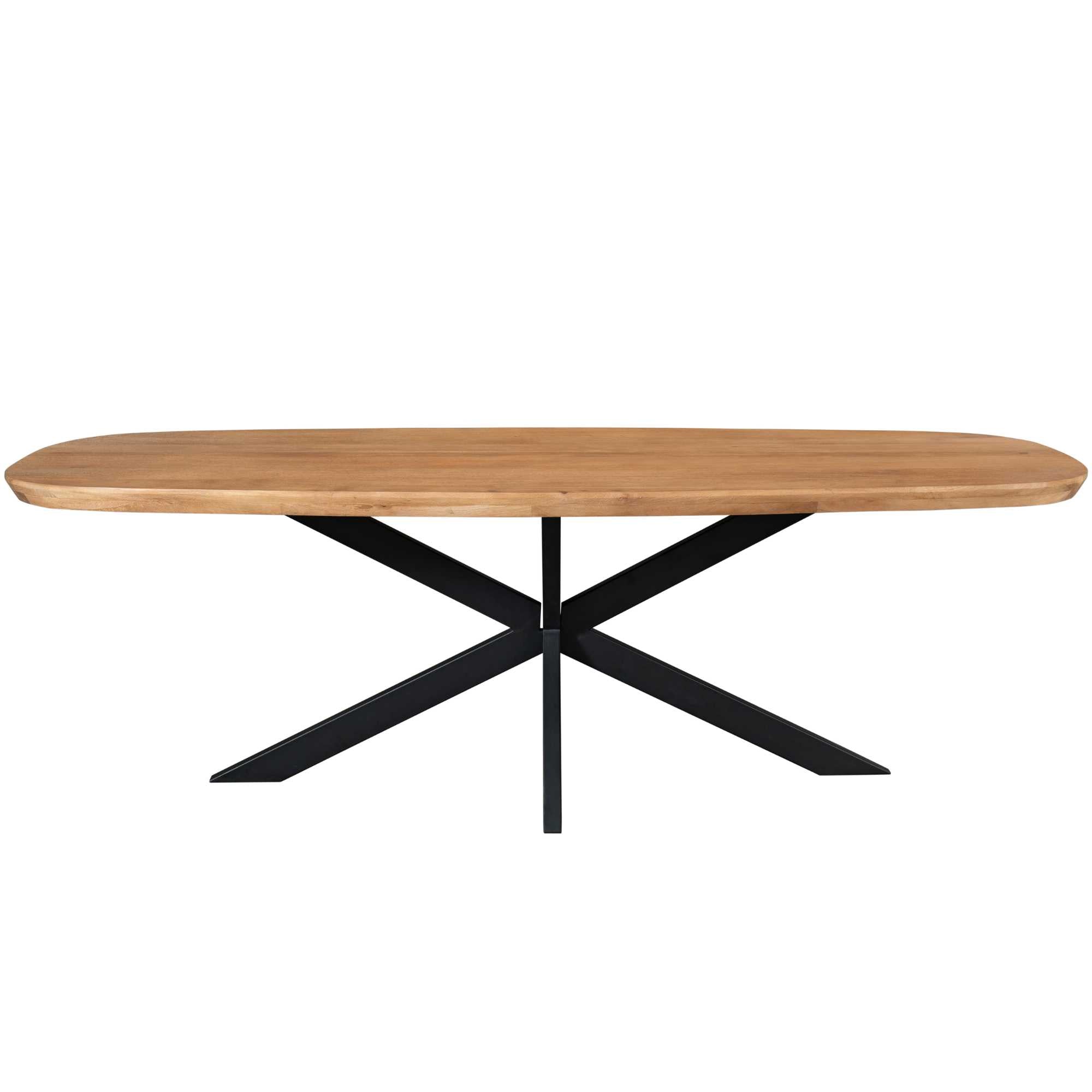 Eettafel Madison Naturel | 200 cm | Deens ovaal - Industrieelinhuis.nl