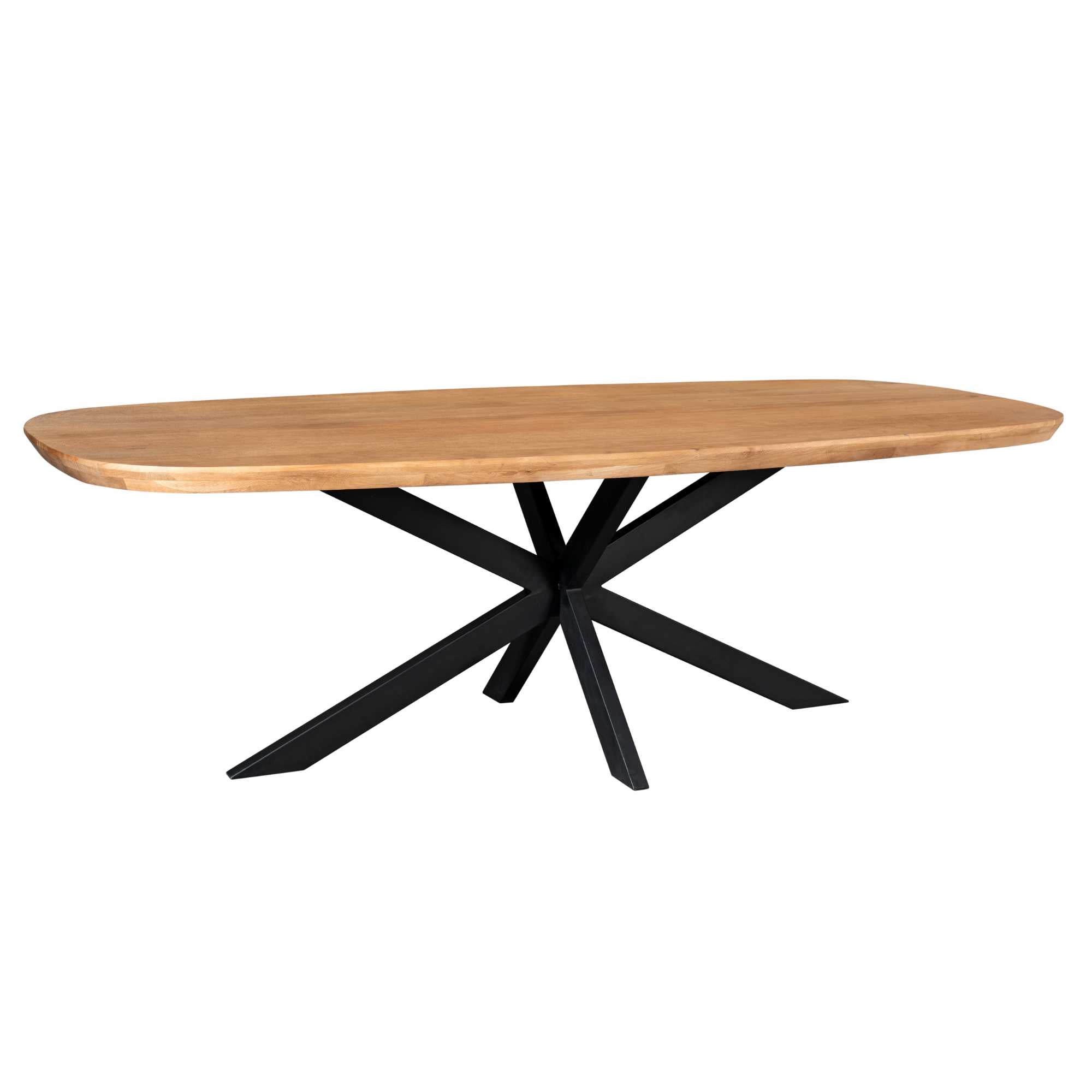 Eettafel Madison Naturel | 200 cm | Deens ovaal - Industrieelinhuis.nl