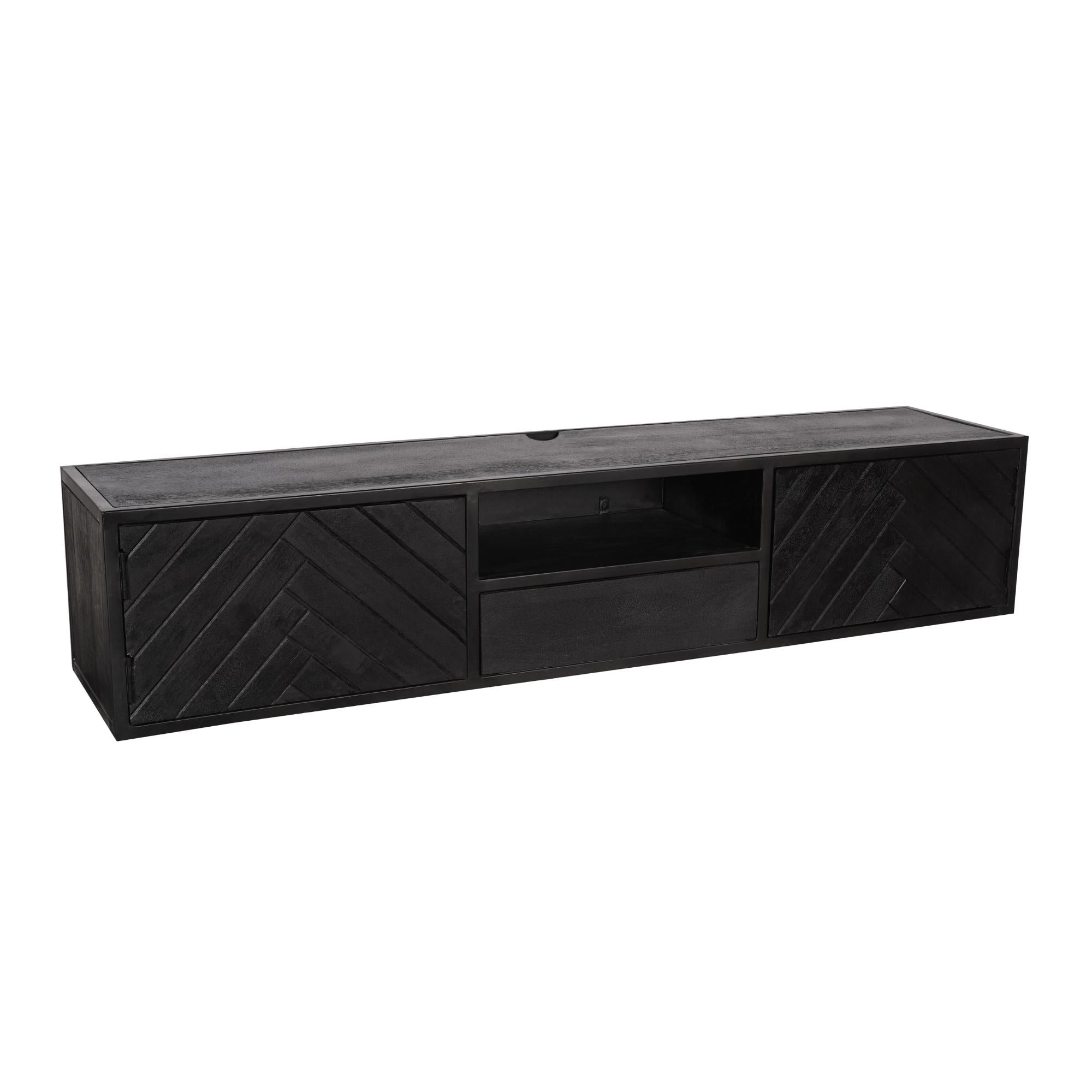 Zwevend tv meubel New York | 160 cm - Industrieelinhuis.nl