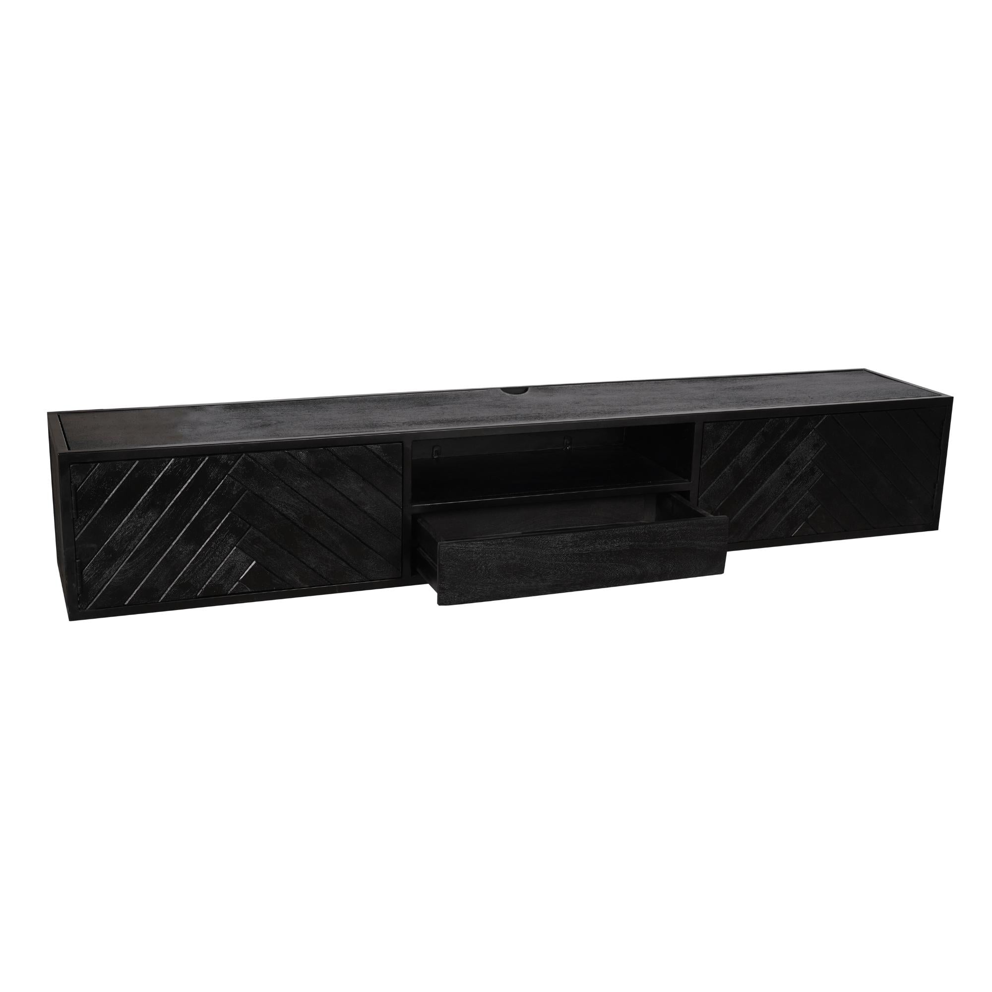 Zwevend tv meubel New York | 200 cm - Industrieelinhuis.nl