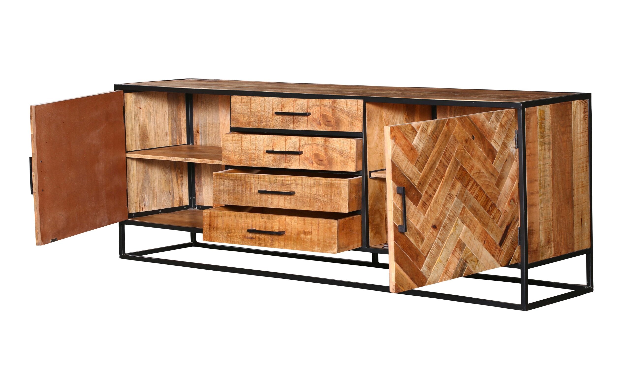 Dressoir Arlington | 210 cm - Industrieelinhuis.nl