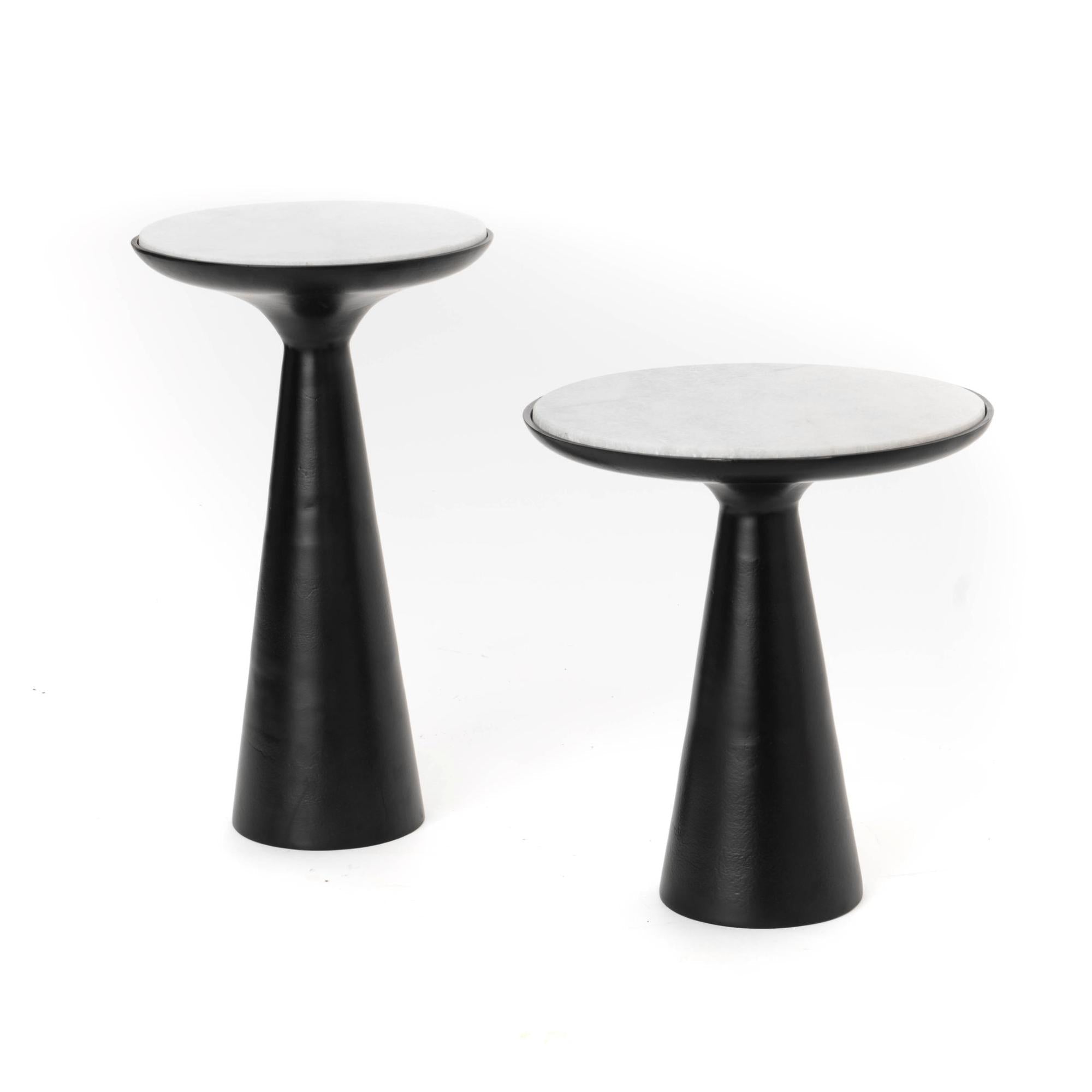 Bijzettafel Noir 38cm - Industrieelinhuis.nl