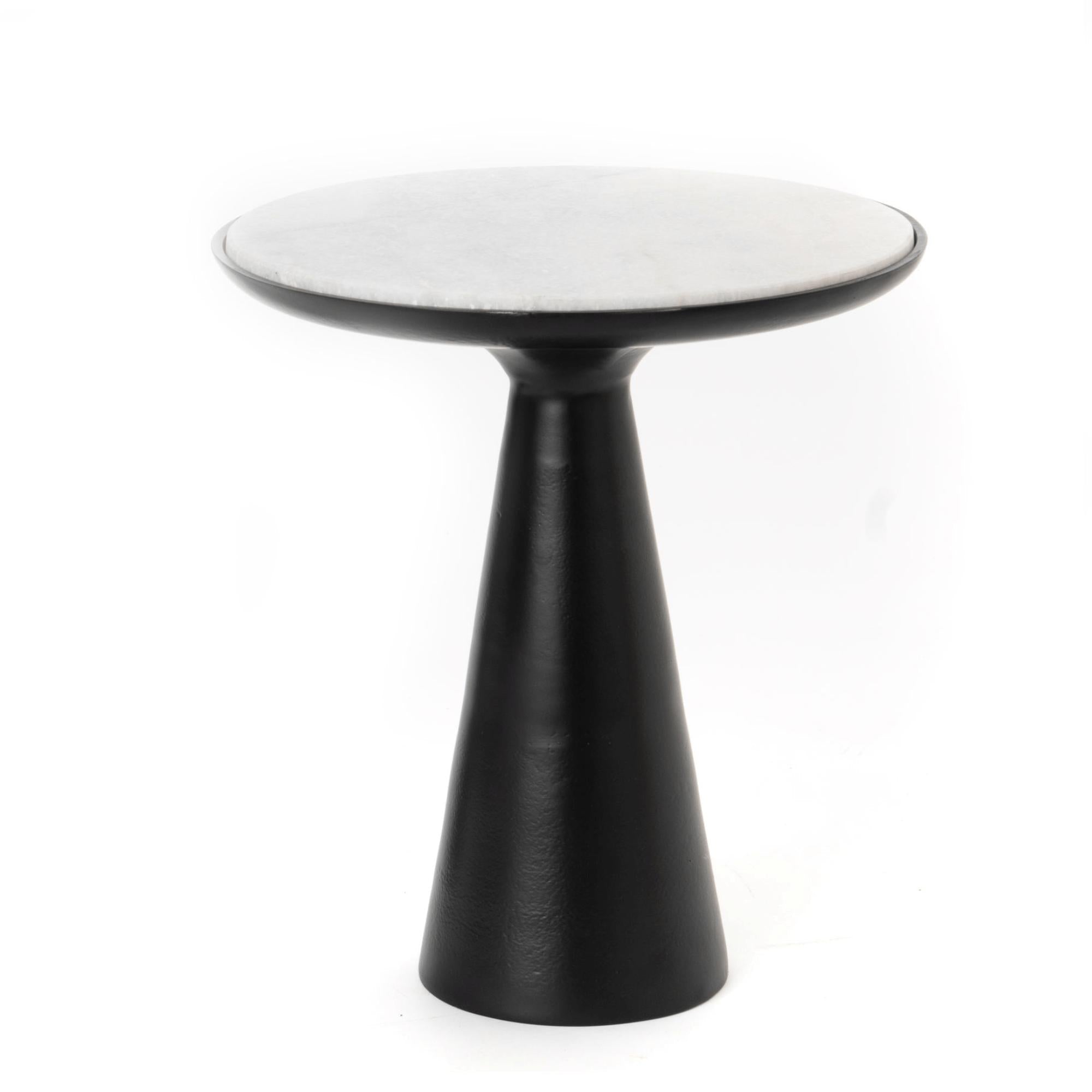 Bijzettafel Noir 38cm - Industrieelinhuis.nl