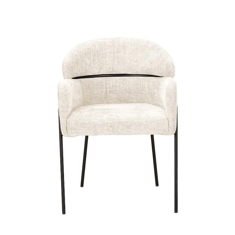 Eetkamerstoel Nox Wit (bestellen per 2) - Industrieelinhuis.nl