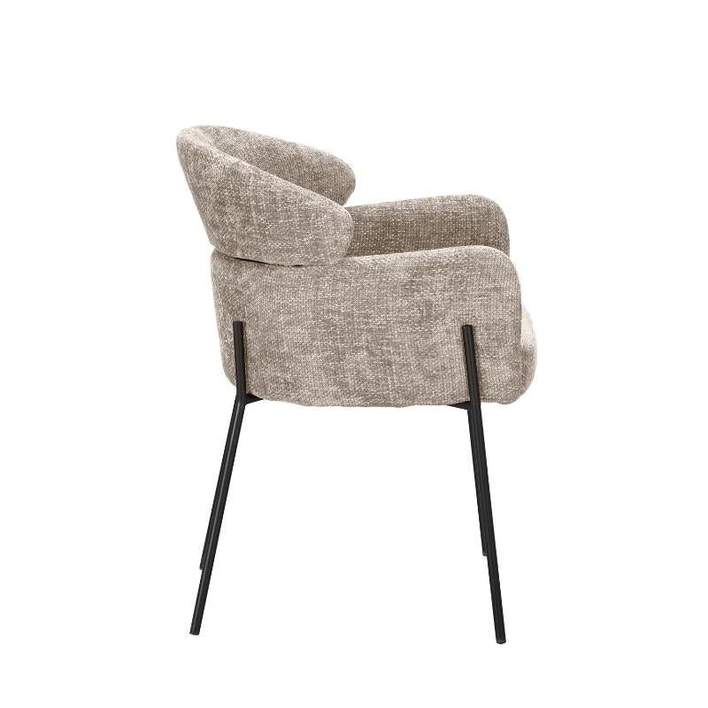 Eetkamerstoel Nox Creme (bestellen per 2) - Industrieelinhuis.nl