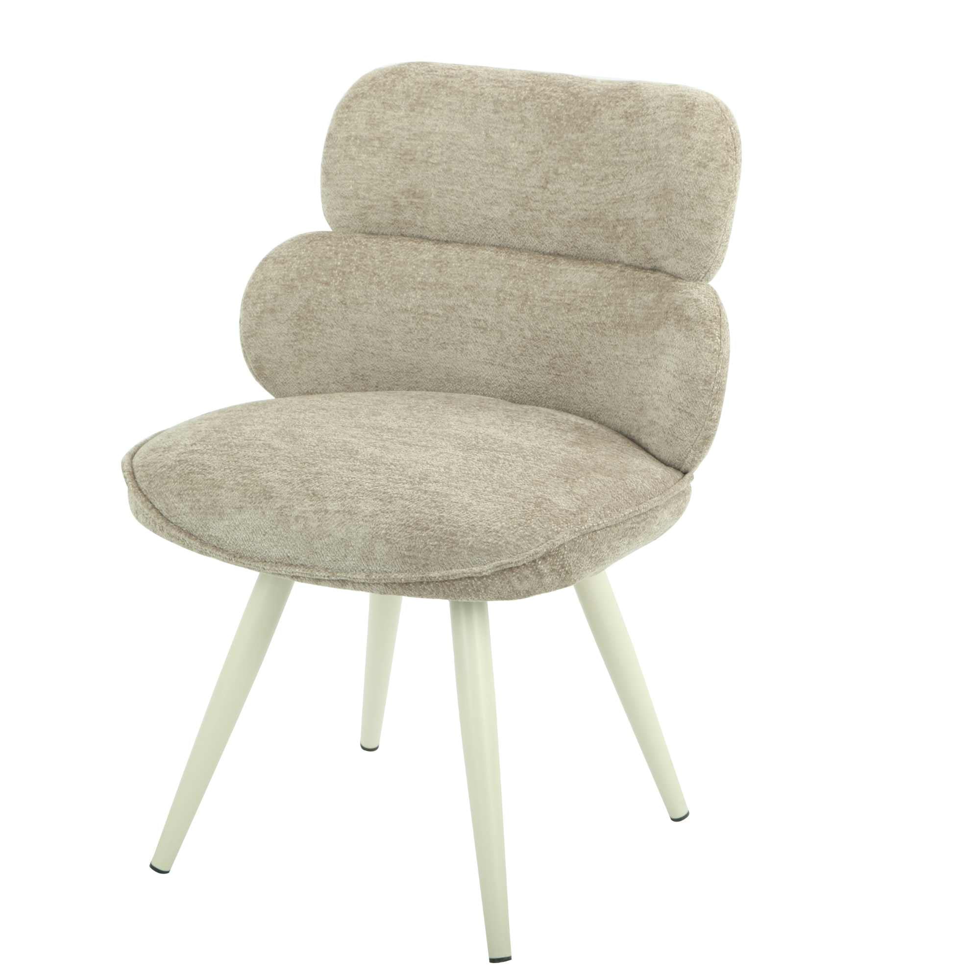 Eetkamerstoel Abby Taupe - Industrieelinhuis.nl