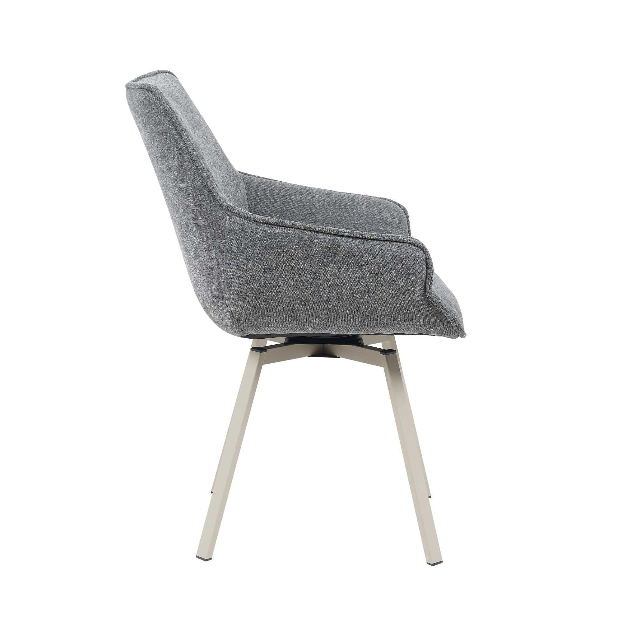 Eetkamerstoel Mees Antraciet - Industrieelinhuis.nl