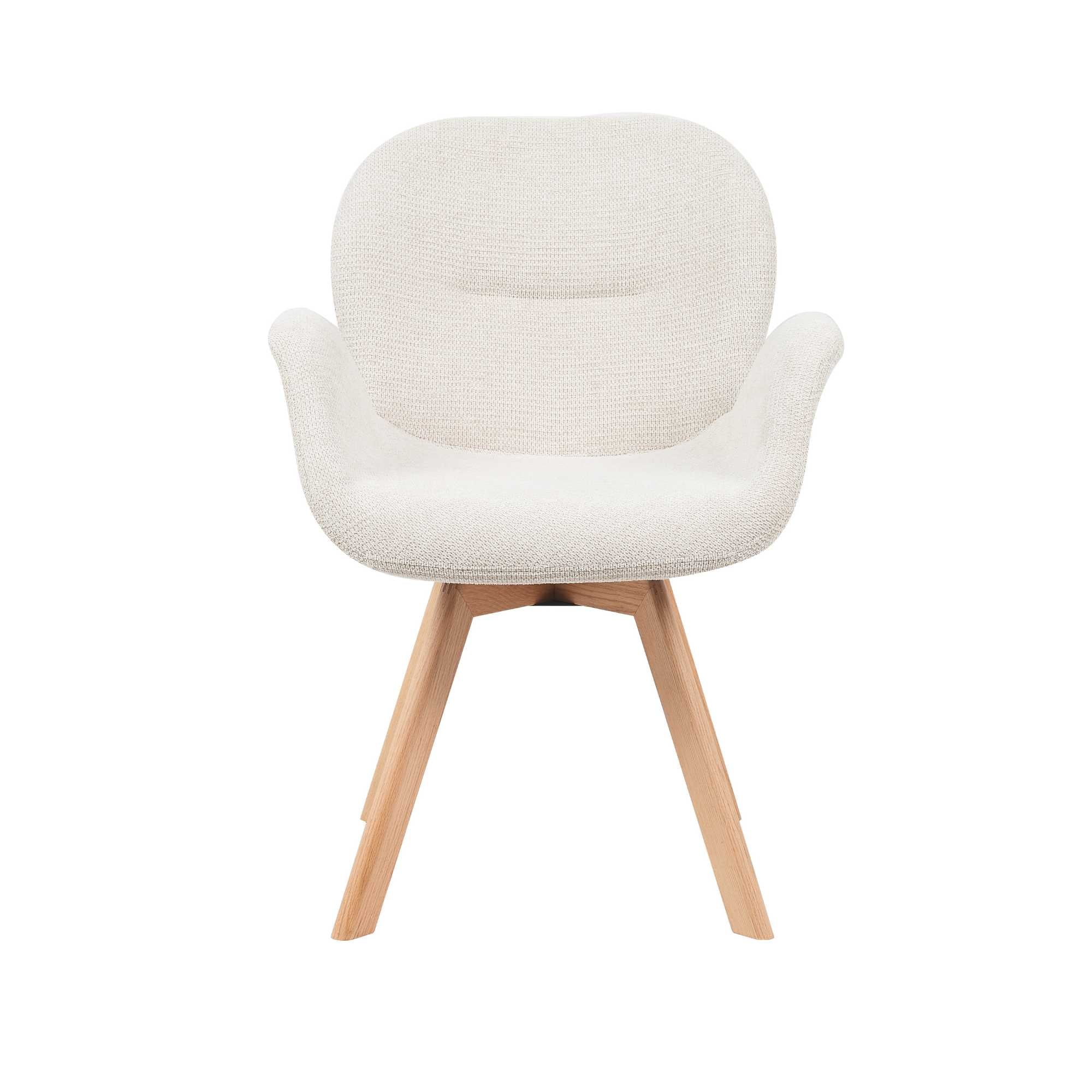 Eetkamerstoel Jesse Creme - Industrieelinhuis.nl