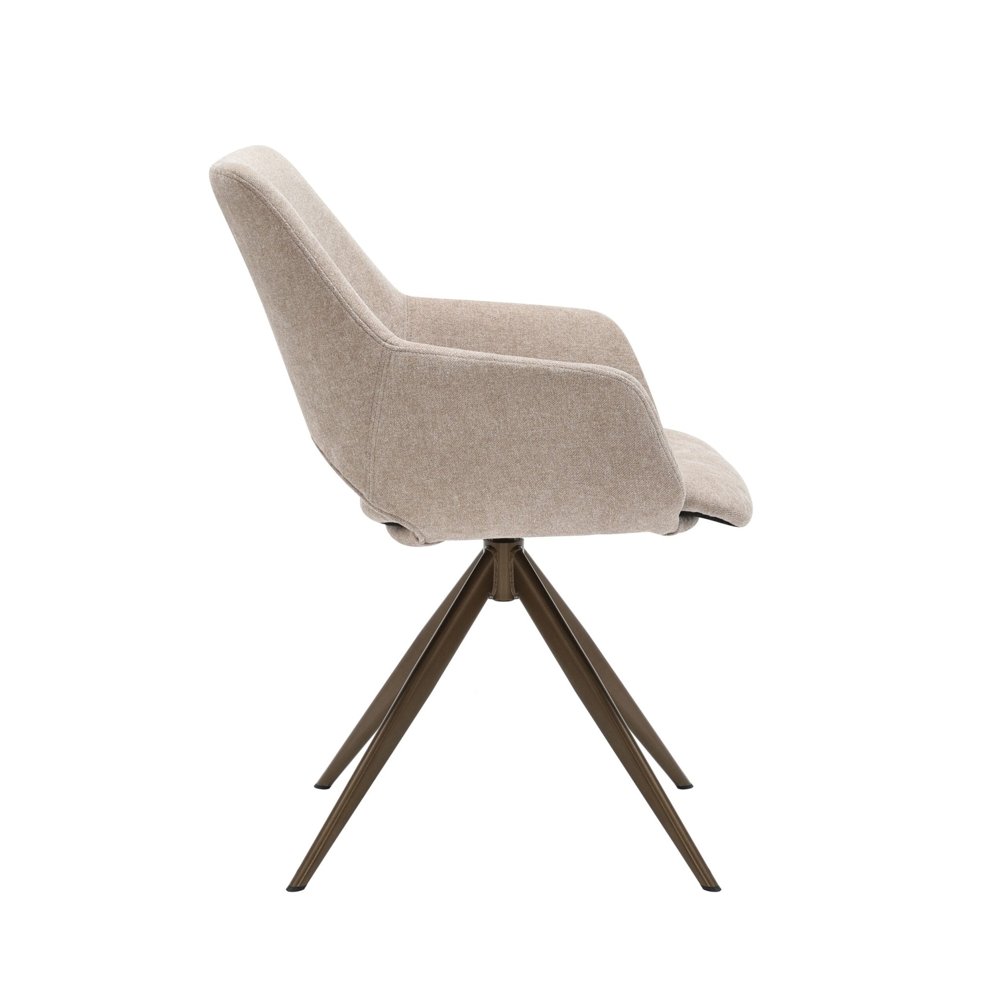 Eetkamerstoel Daisy creme - Industrieelinhuis.nl