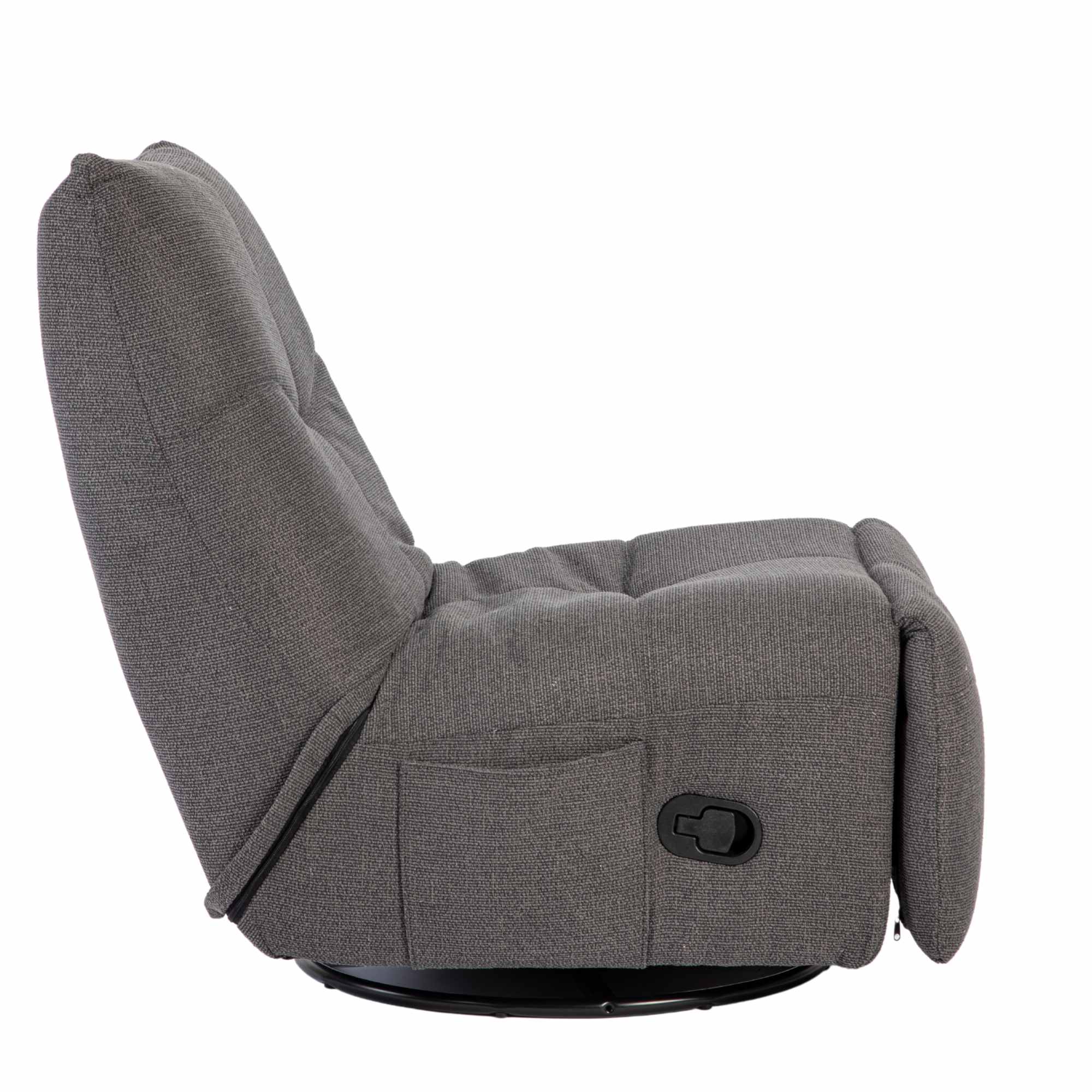Relaxfauteuil Lazy Antraciet - Industrieelinhuis.nl