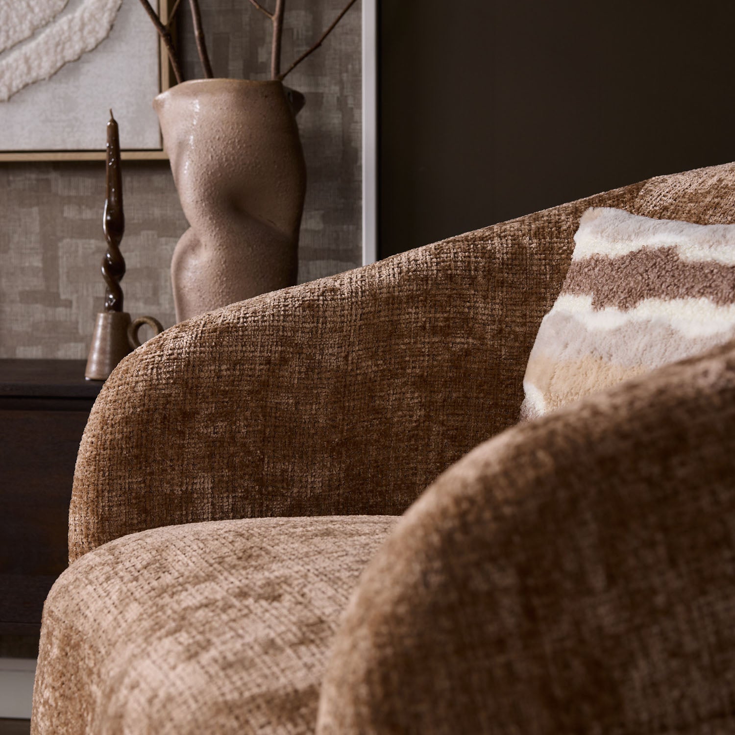 Fauteuil Yara Cinnamon - Industrieelinhuis.nl