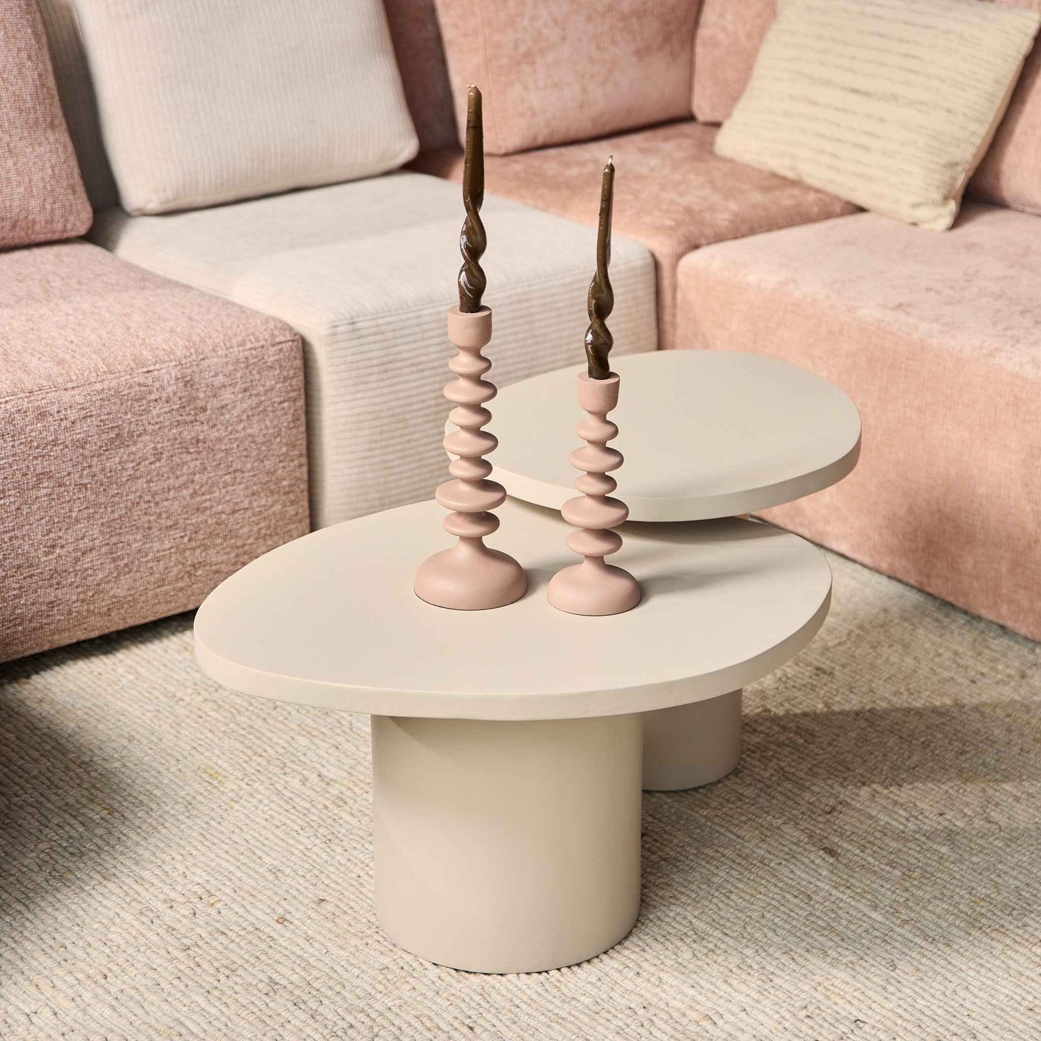 Salontafel set van 2 Mirre | Sand