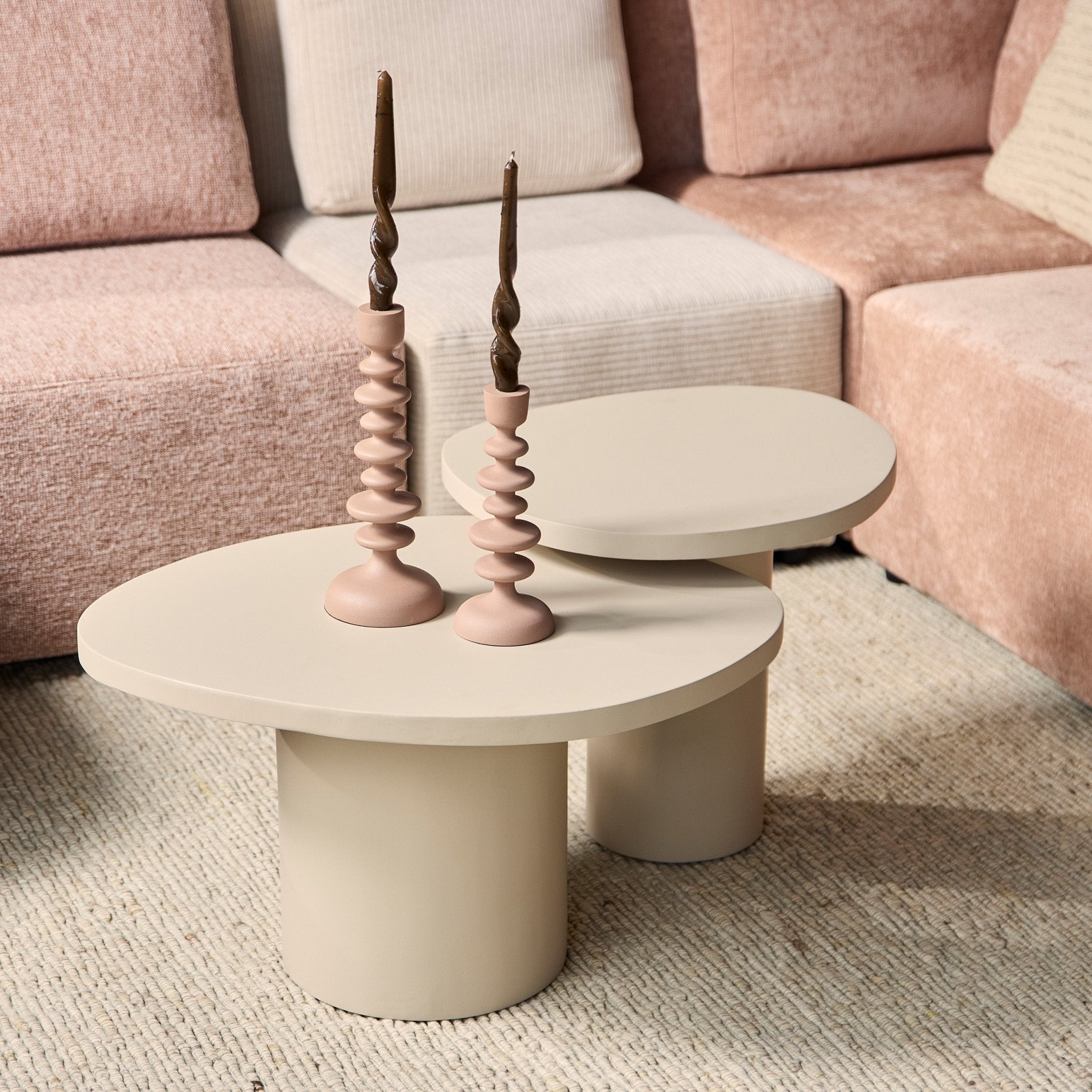 Salontafel set van 2 Mirre | Sand