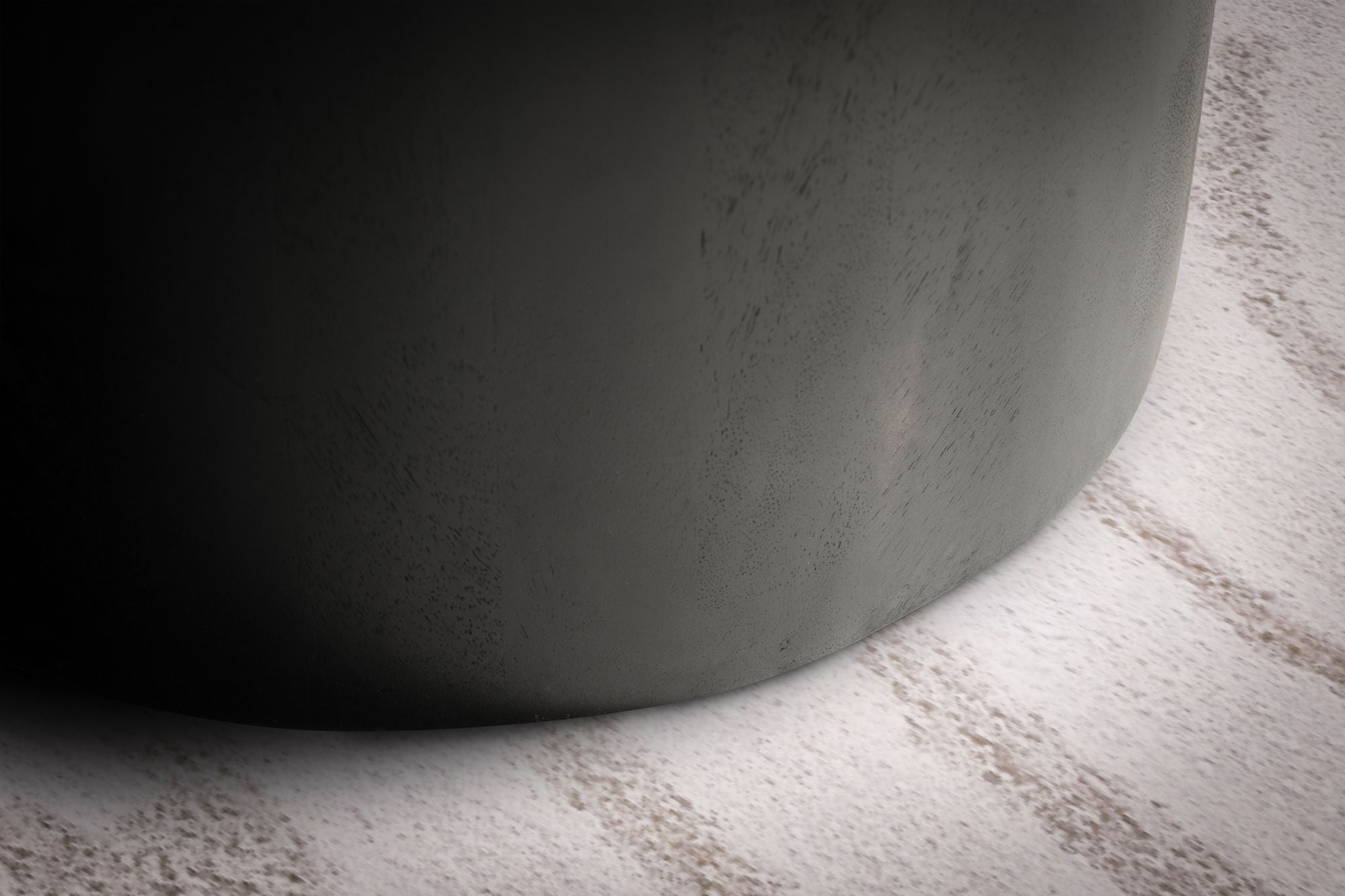 Salontafel zwart rond 60x60x40cm