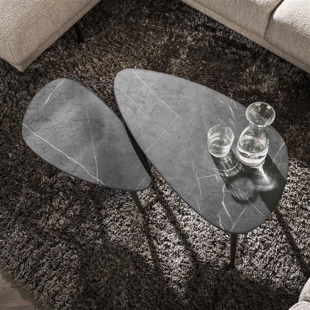 Salontafelset Onyx | Organische Salontafels