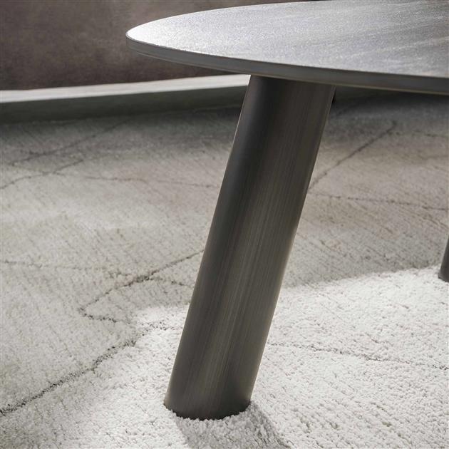 Salontafelset Twin log | Organische Salontafel