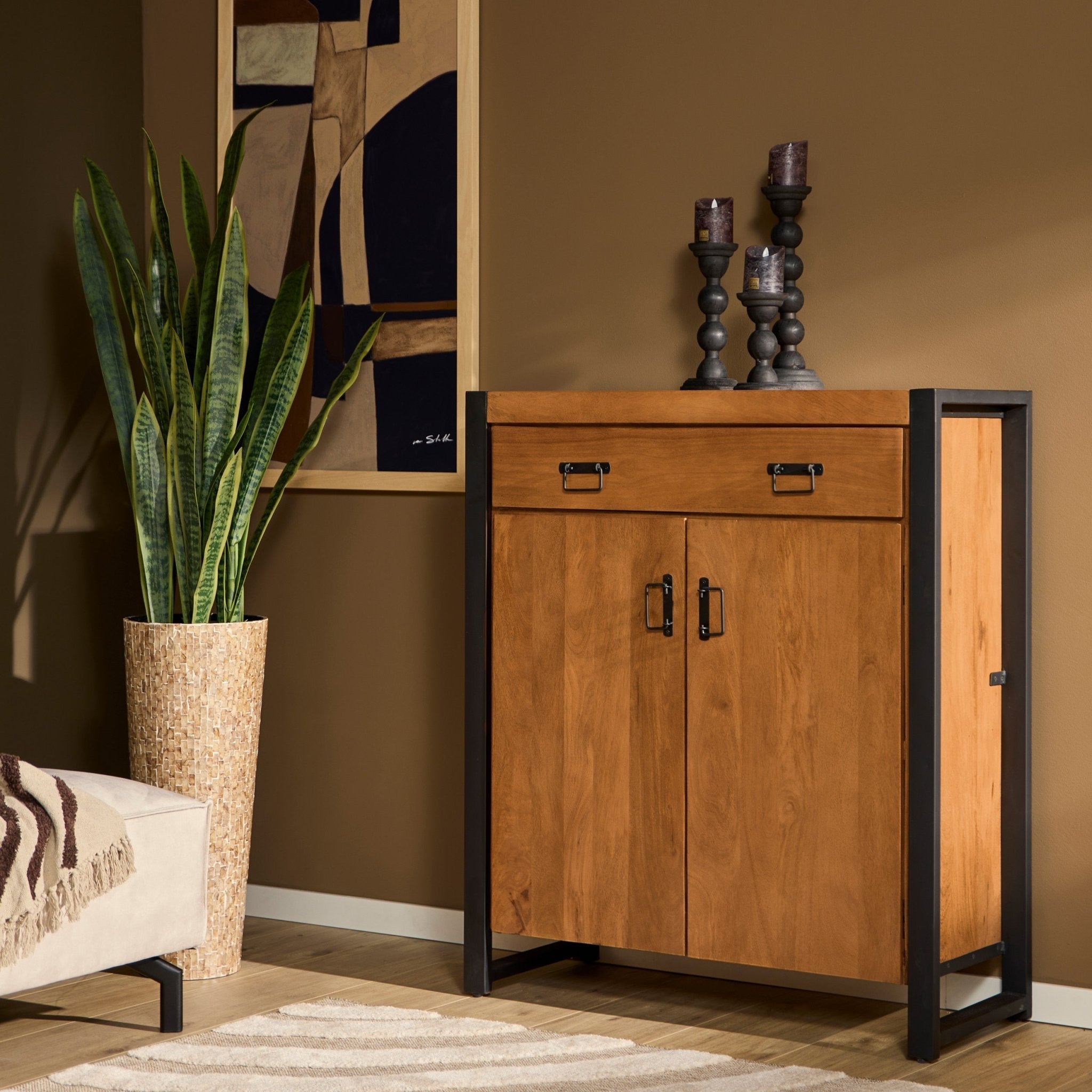 Servieskast Boaz | 100 cm breed | 2 Lades