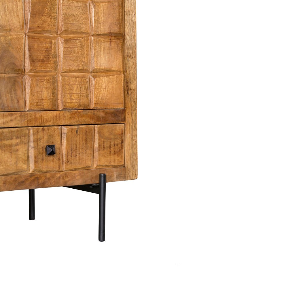 Servieskast mangohout Brandy | 1 deur | 1 lade