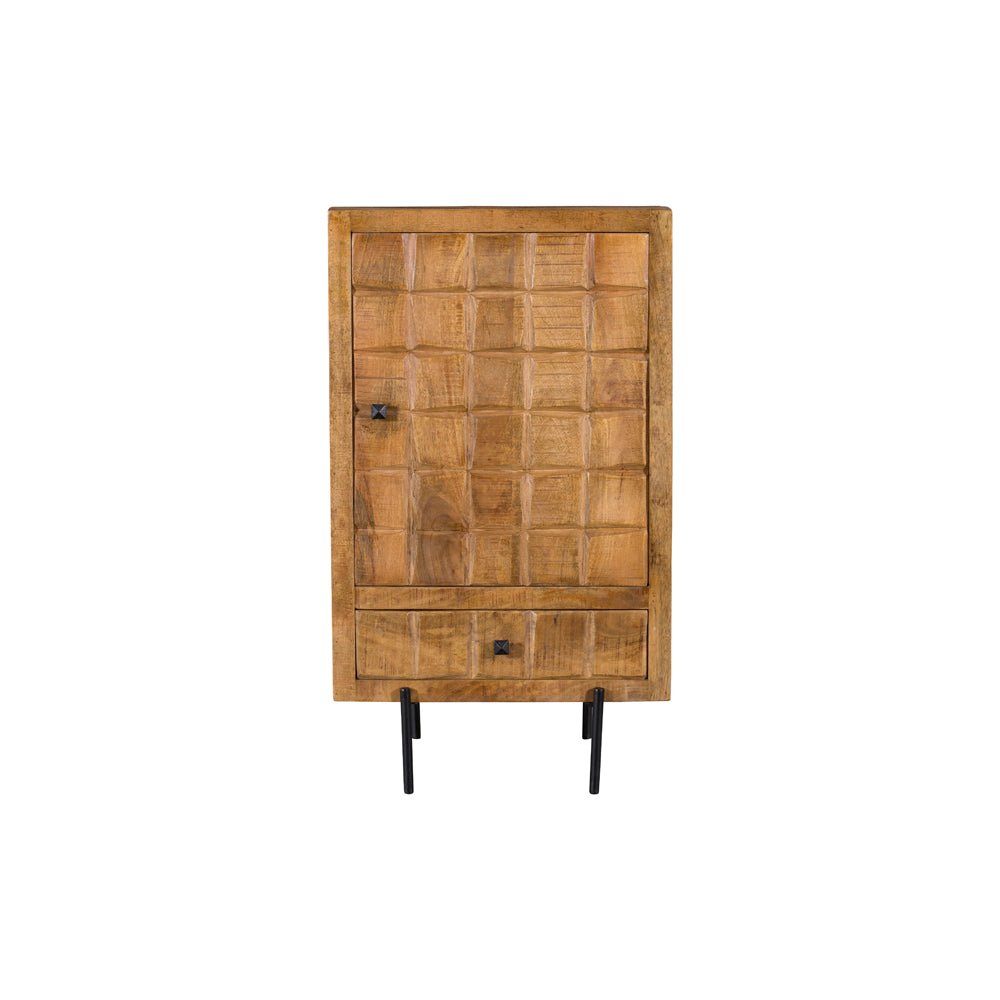 Servieskast mangohout Brandy | 1 deur | 1 lade
