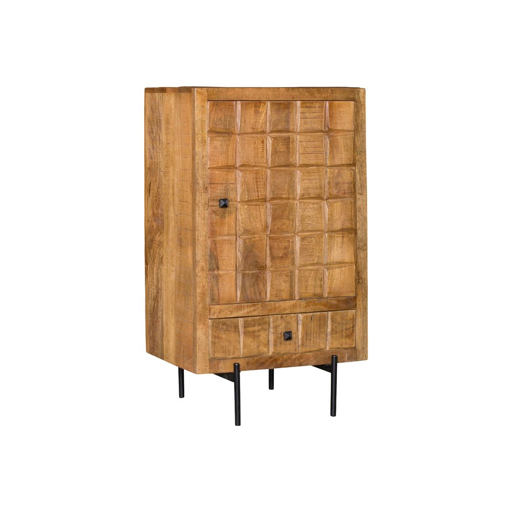 Servieskast mangohout Brandy | 1 deur | 1 lade