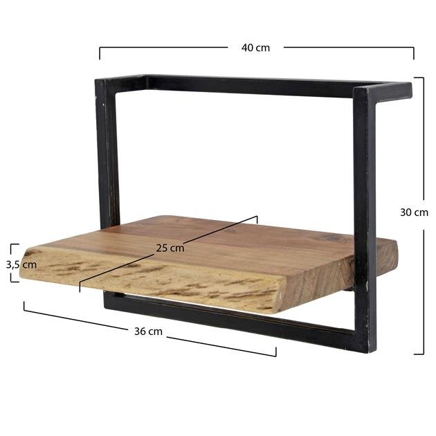 Wandplank Eddie 40 cm