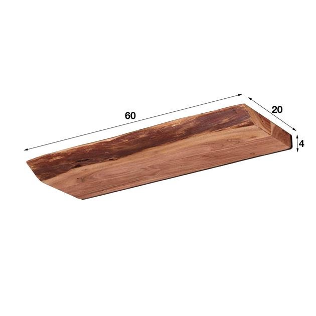 Wandplank Eddie 60cm | zwevend