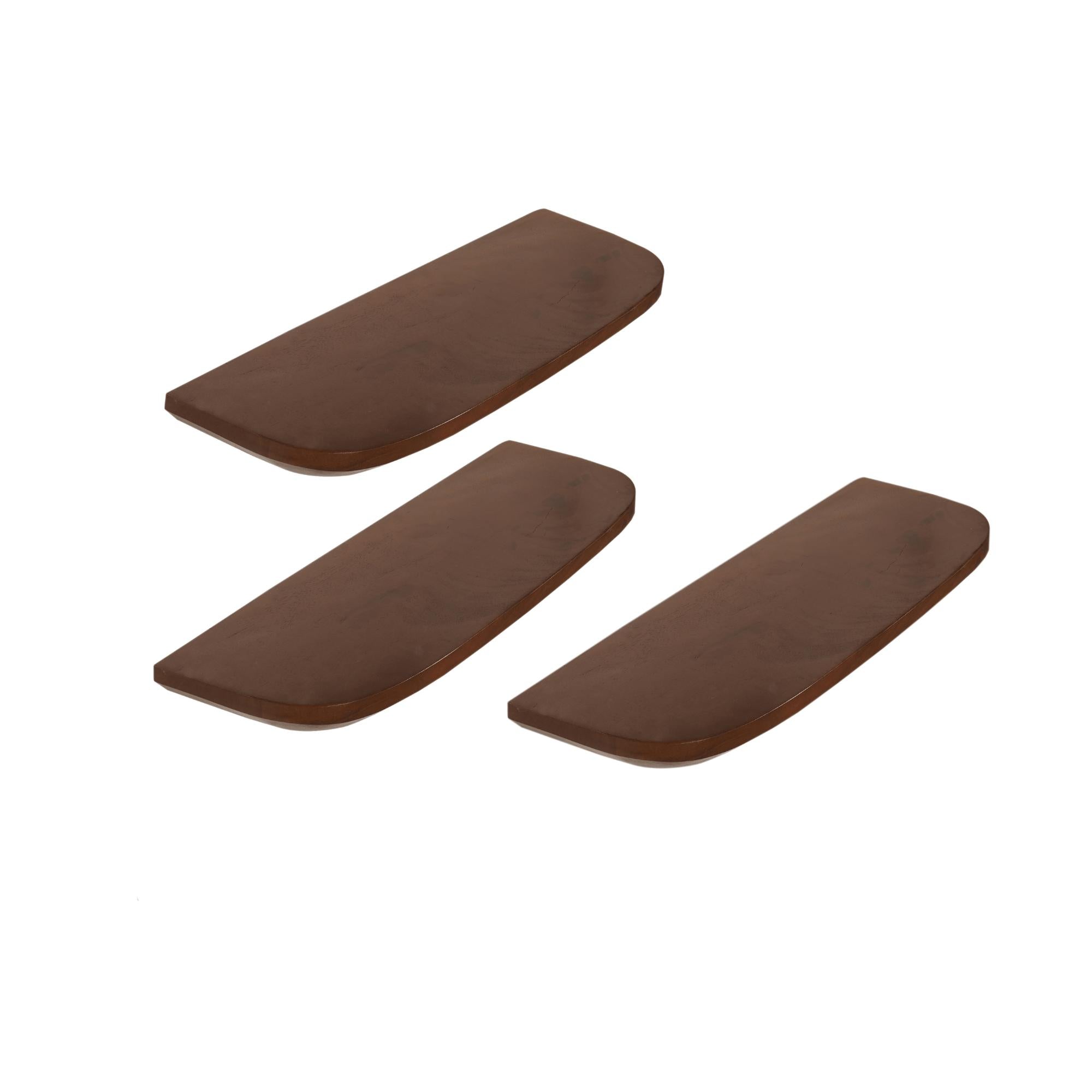 Wandplank Gusta Naturel | Set van 3 | zwevend