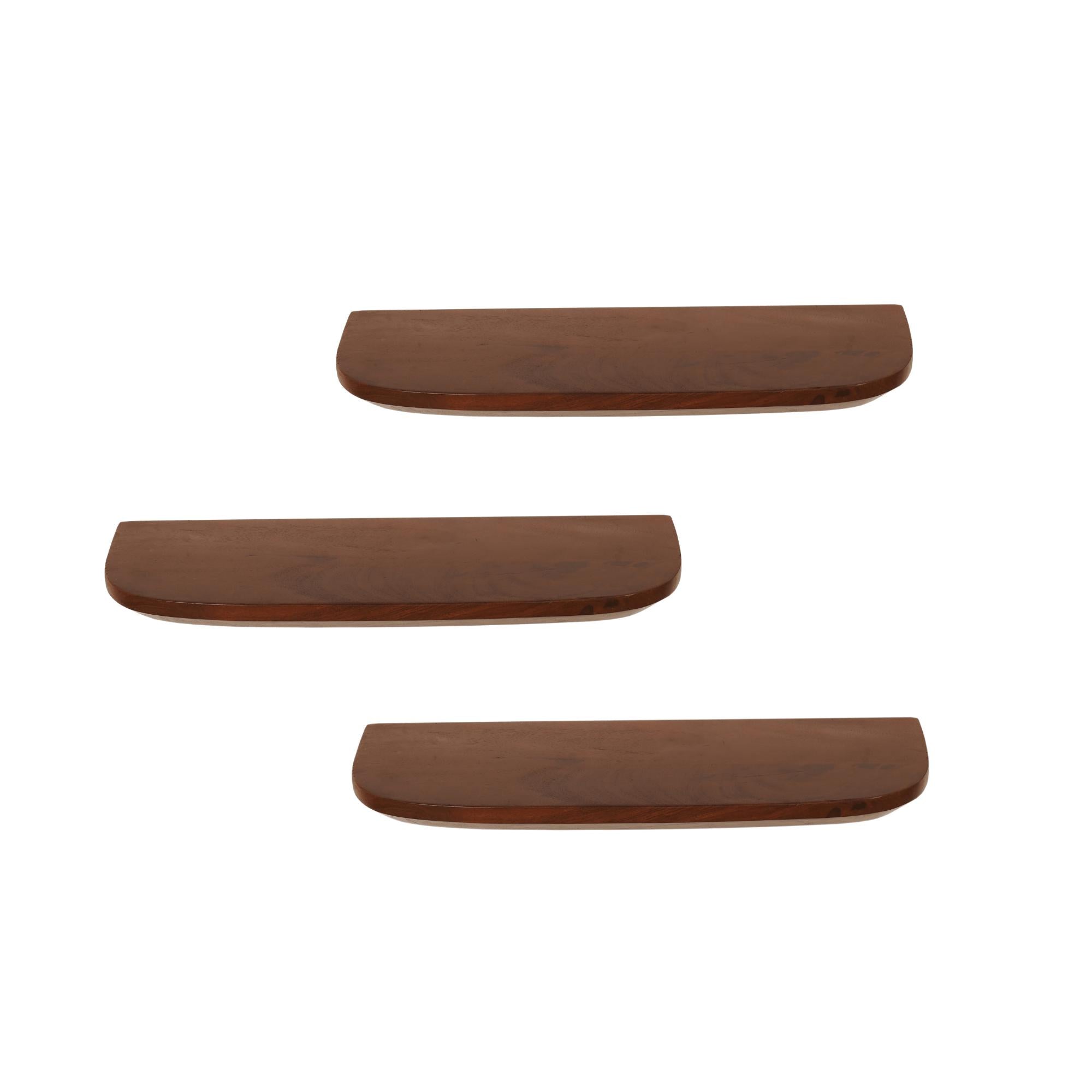 Wandplank Gusta Naturel | Set van 3 | zwevend