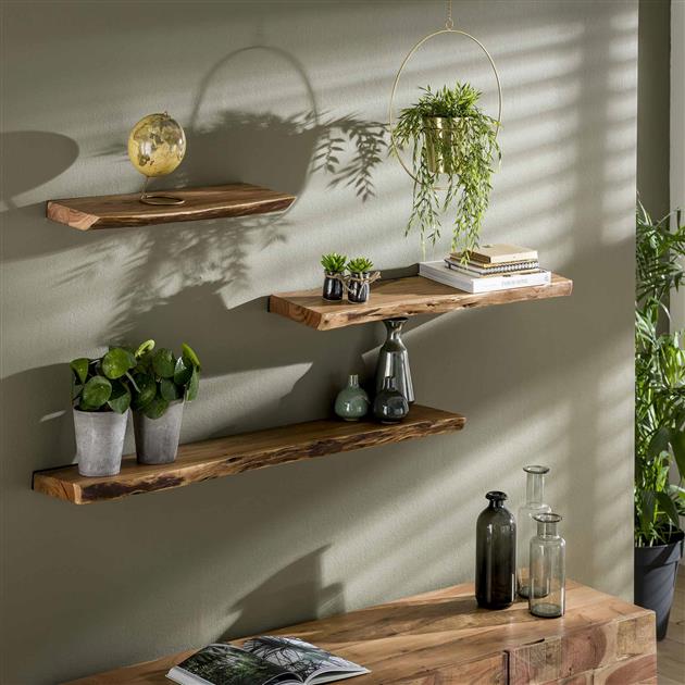 Wandplank edge Eddie 90cm | zwevend